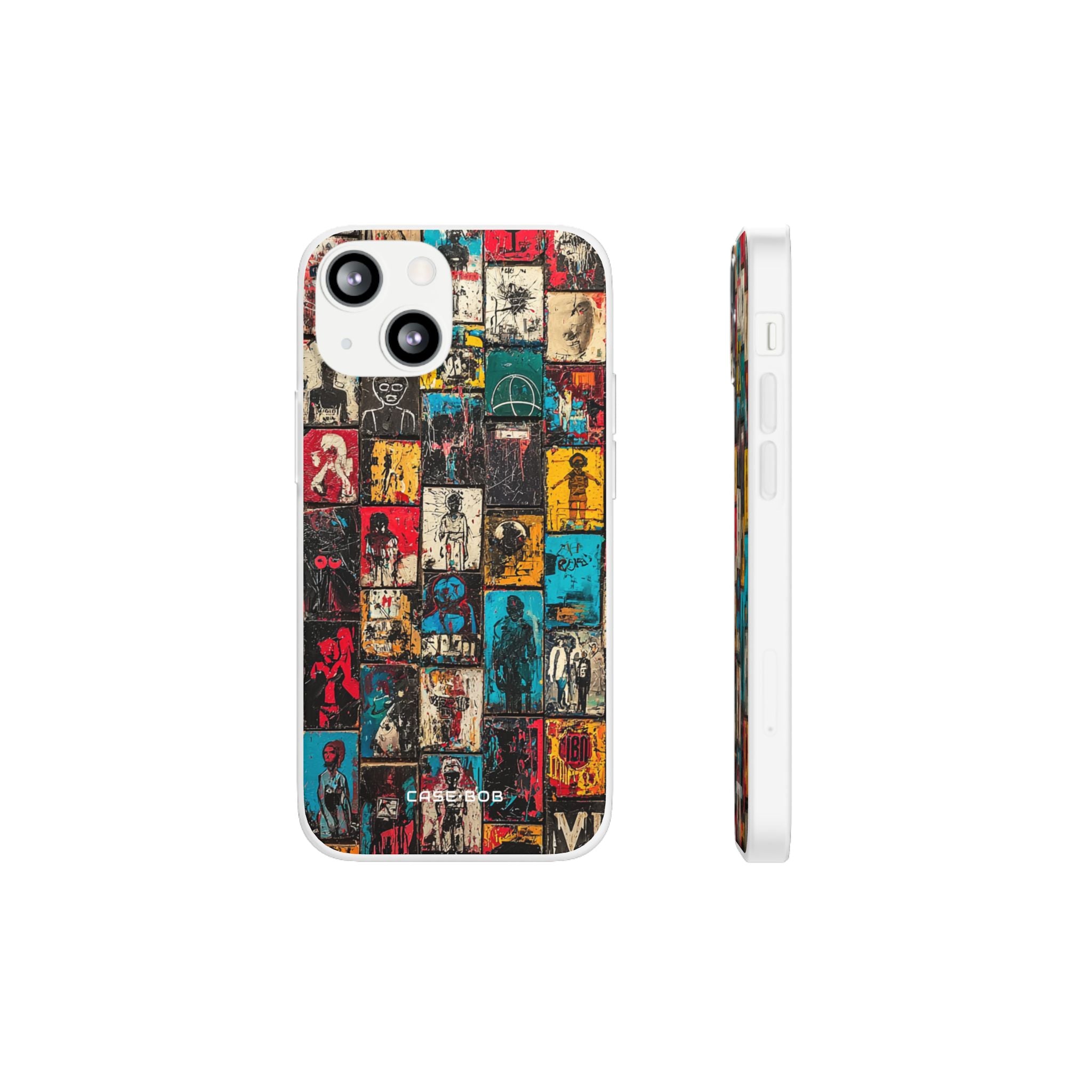 Figured Grid iPhone 13 mini Case - Soft