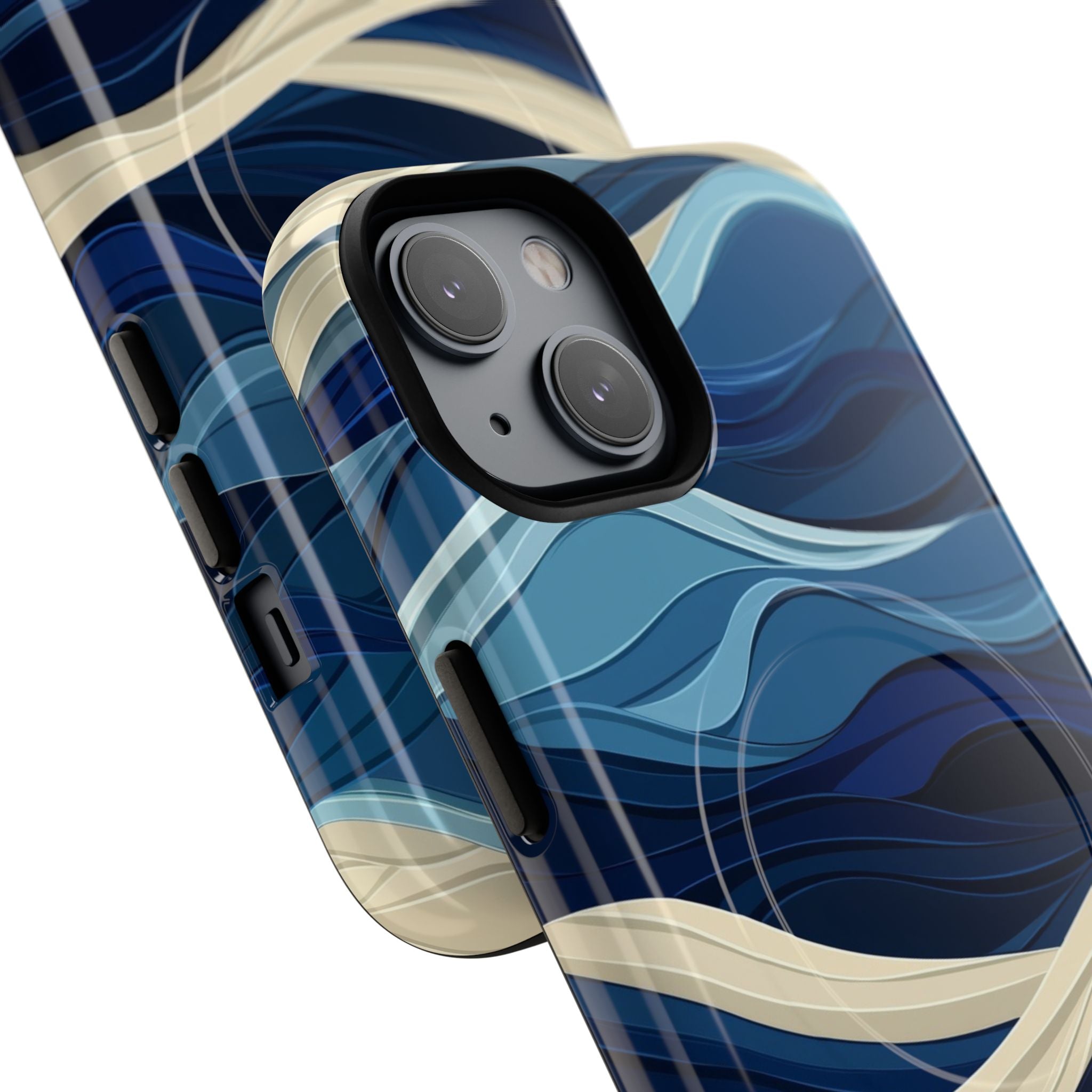 Cobalt Coast Layers · Tough+ Phone Case for iPhone · Magsafe