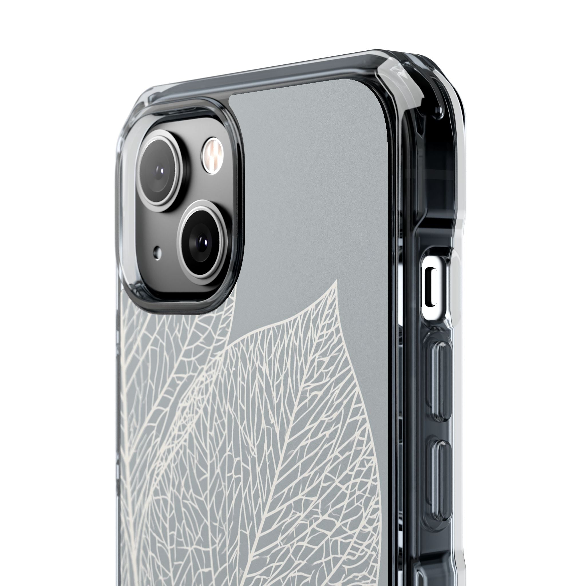 Grey Impact MagSafe Phone Case for iPhone - Frosted Ash Veins