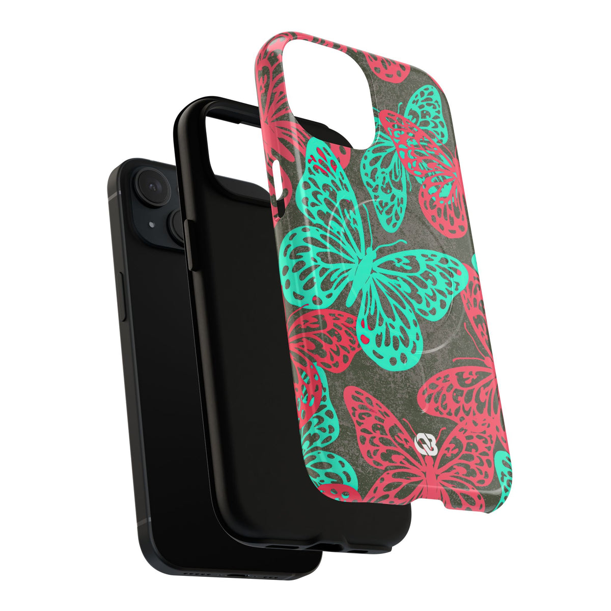 Electric Papillon · Tough 2.0 Magnetic Phone Case for iPhone · Pink