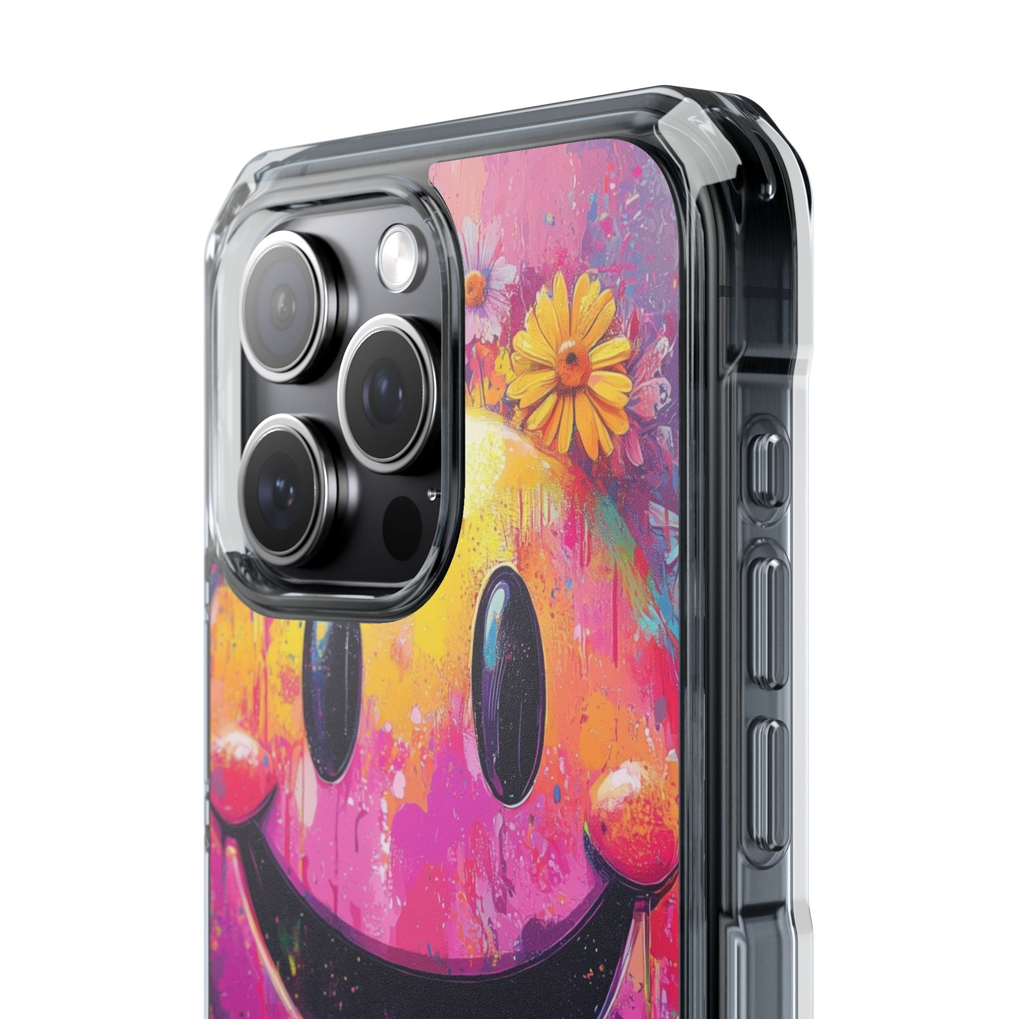 Smiley Bloom iPhone 15 Pro Max Case - Impact