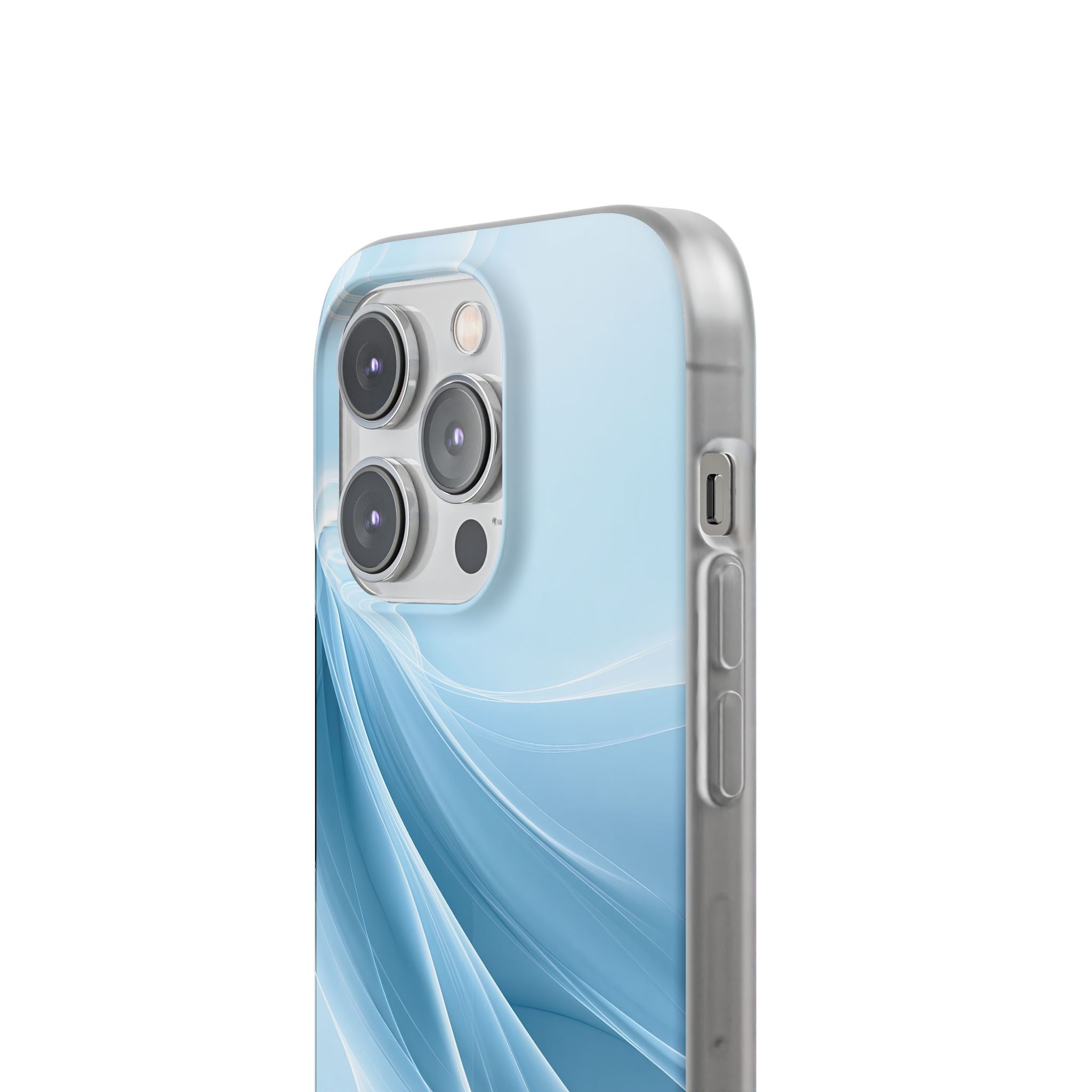 Blue Lite Phone Case for iPhone - Arctic Silk Drift