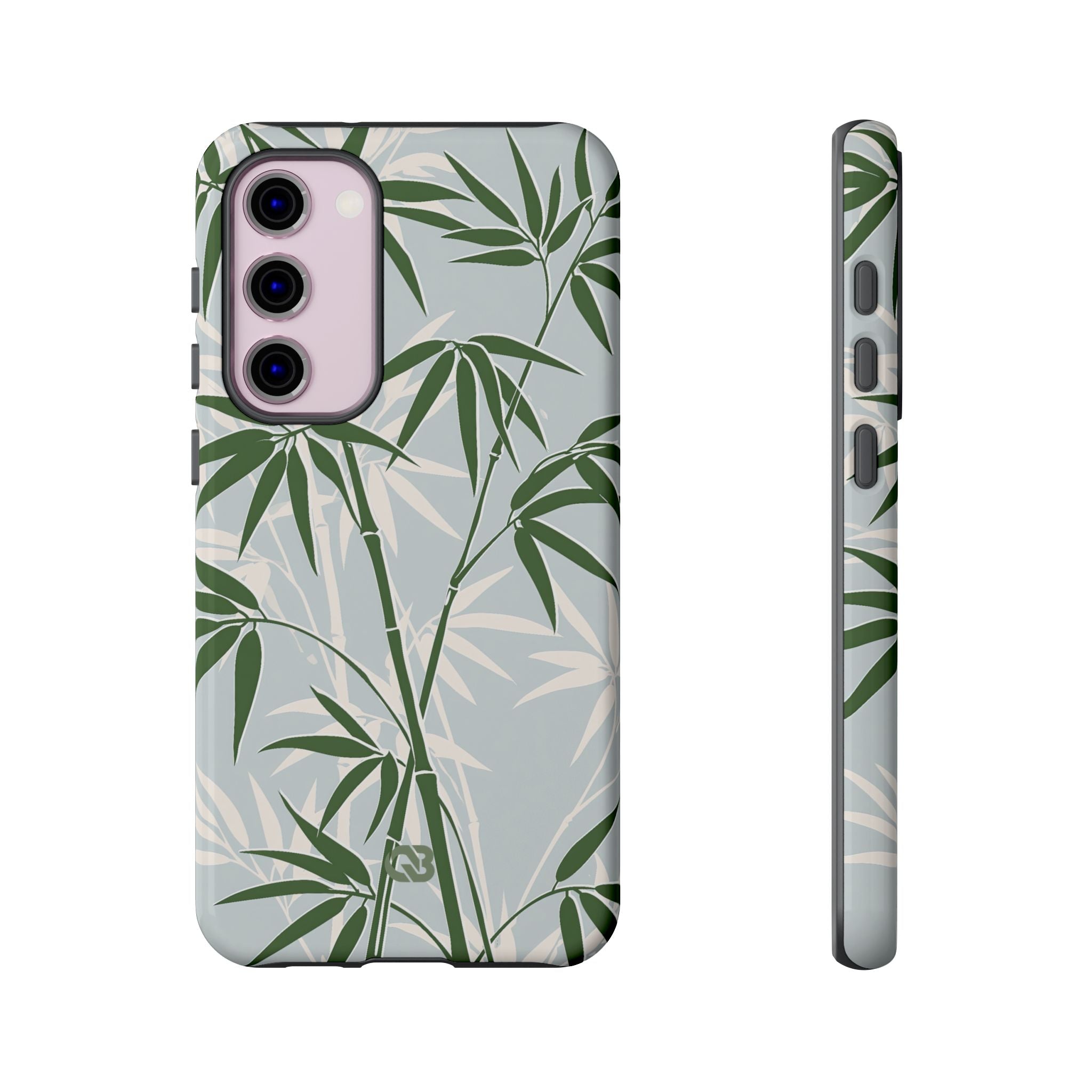 Green Tough Phone Case for Samsung - Kyoto Bamboo Canopy