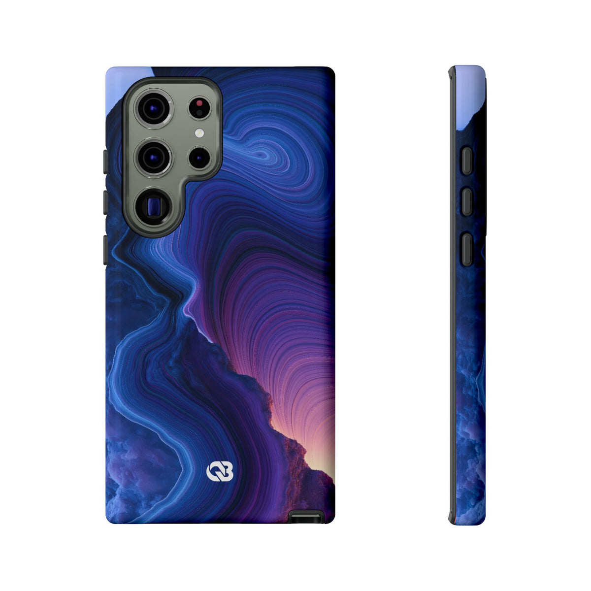 Radiant Strata · Tough Phone Case for Samsung · Blue