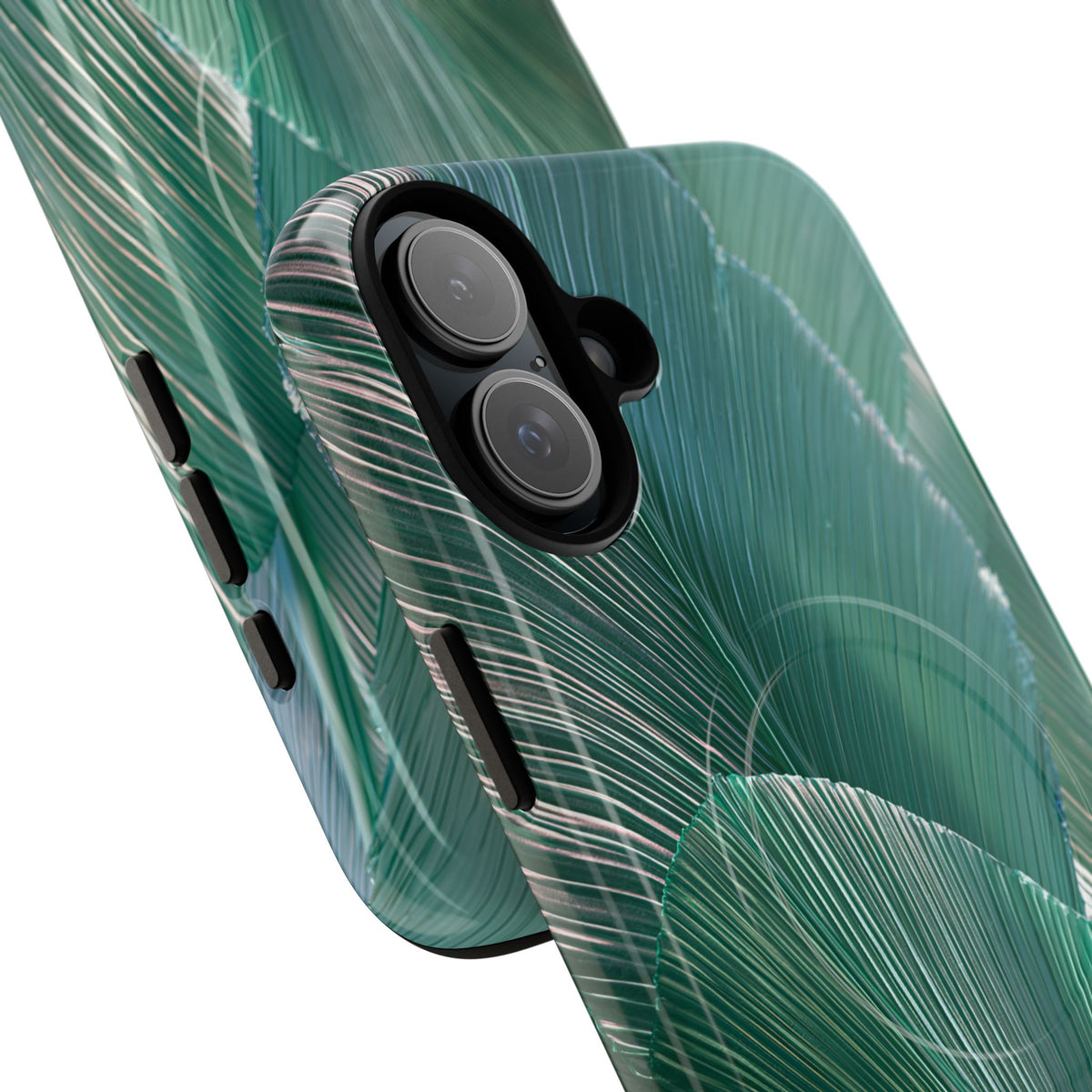 Translucent Fan Palm · Tough 2.0 Magnetic Phone Case for iPhone · Teal