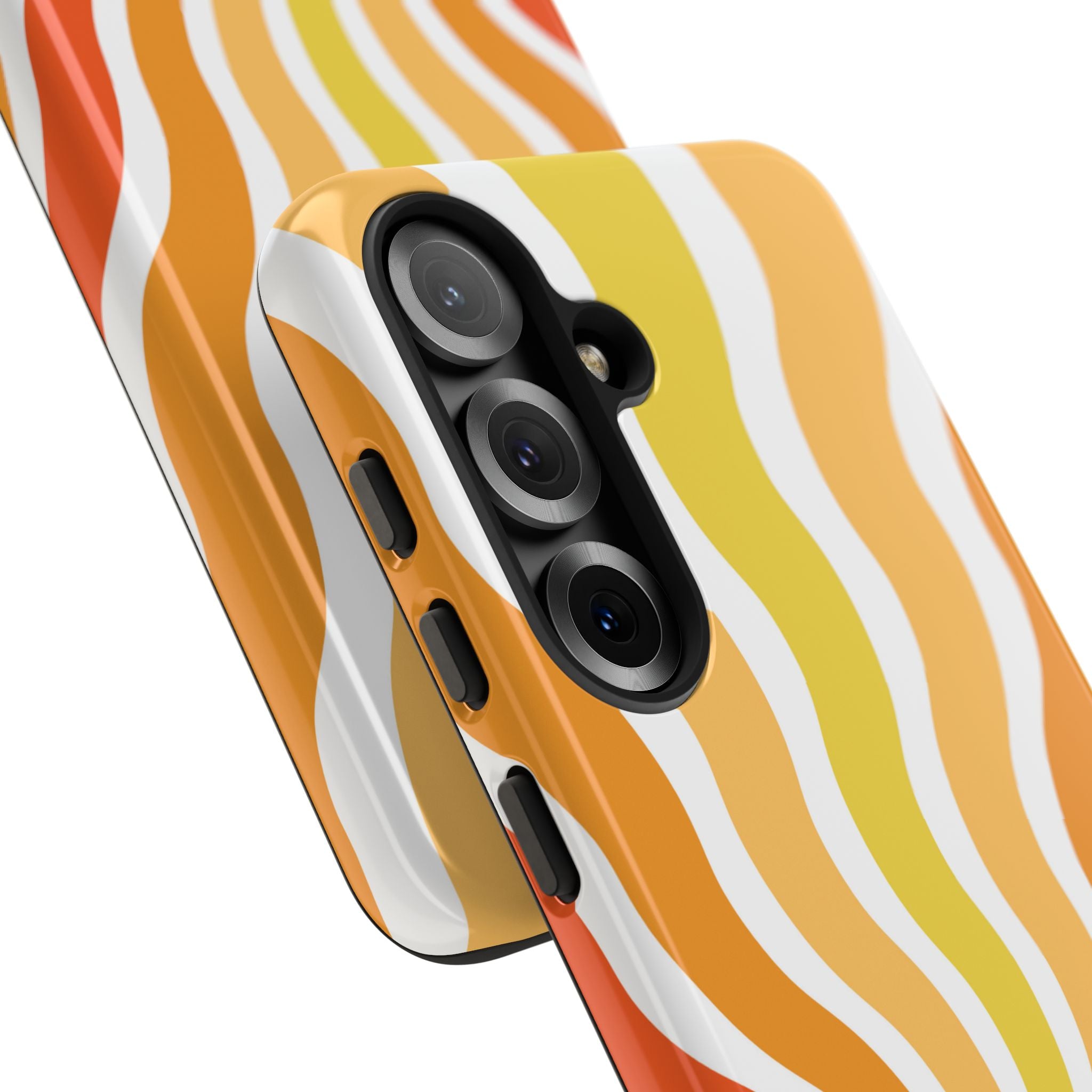 Amber Solar Waves · Tough Phone Case for Samsung