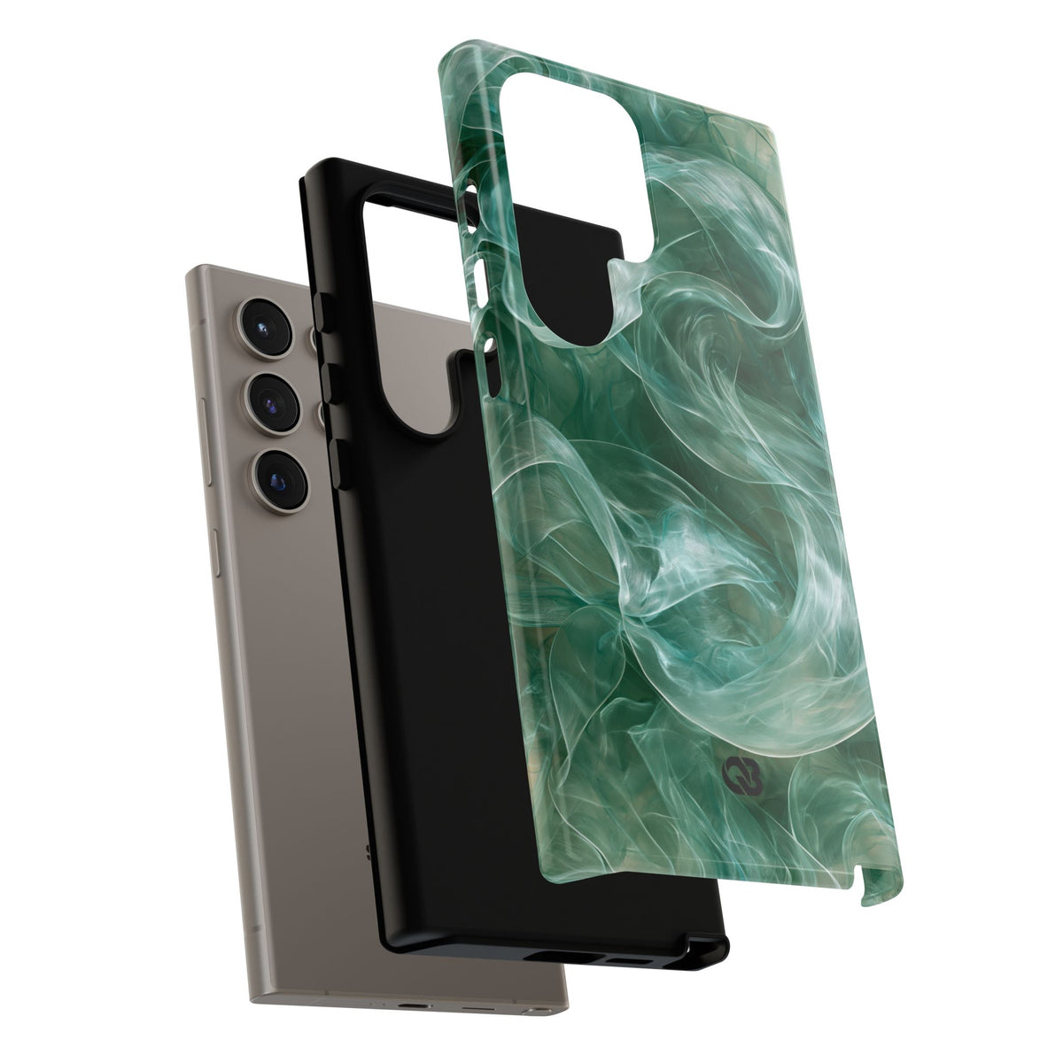 Translucent Aqua Flow · Tough Phone Case for Samsung · Teal