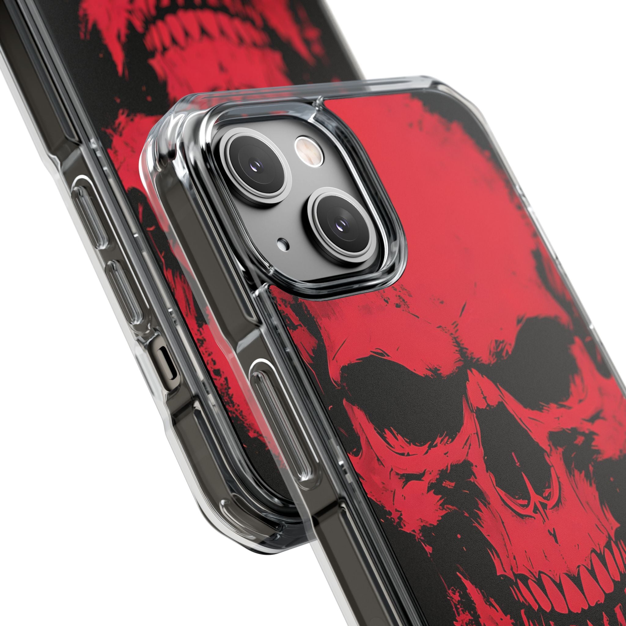 Crimson Street Skull · Impact Phone Case for iPhone · Magsafe