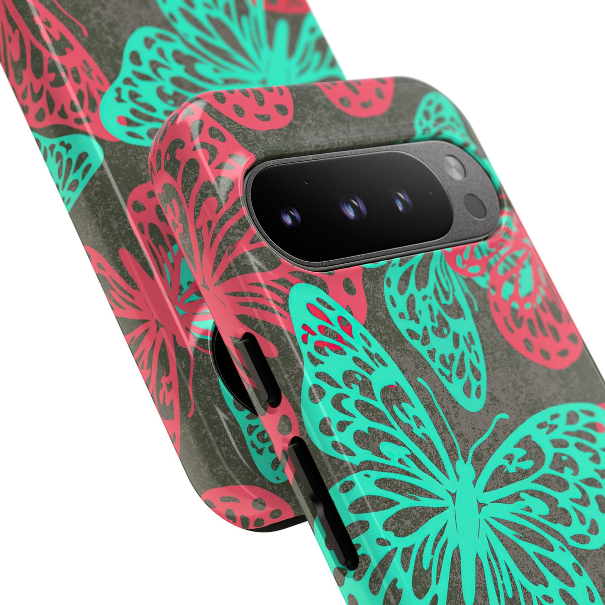 Electric Papillon · Tough Phone Case for Pixel · Pink