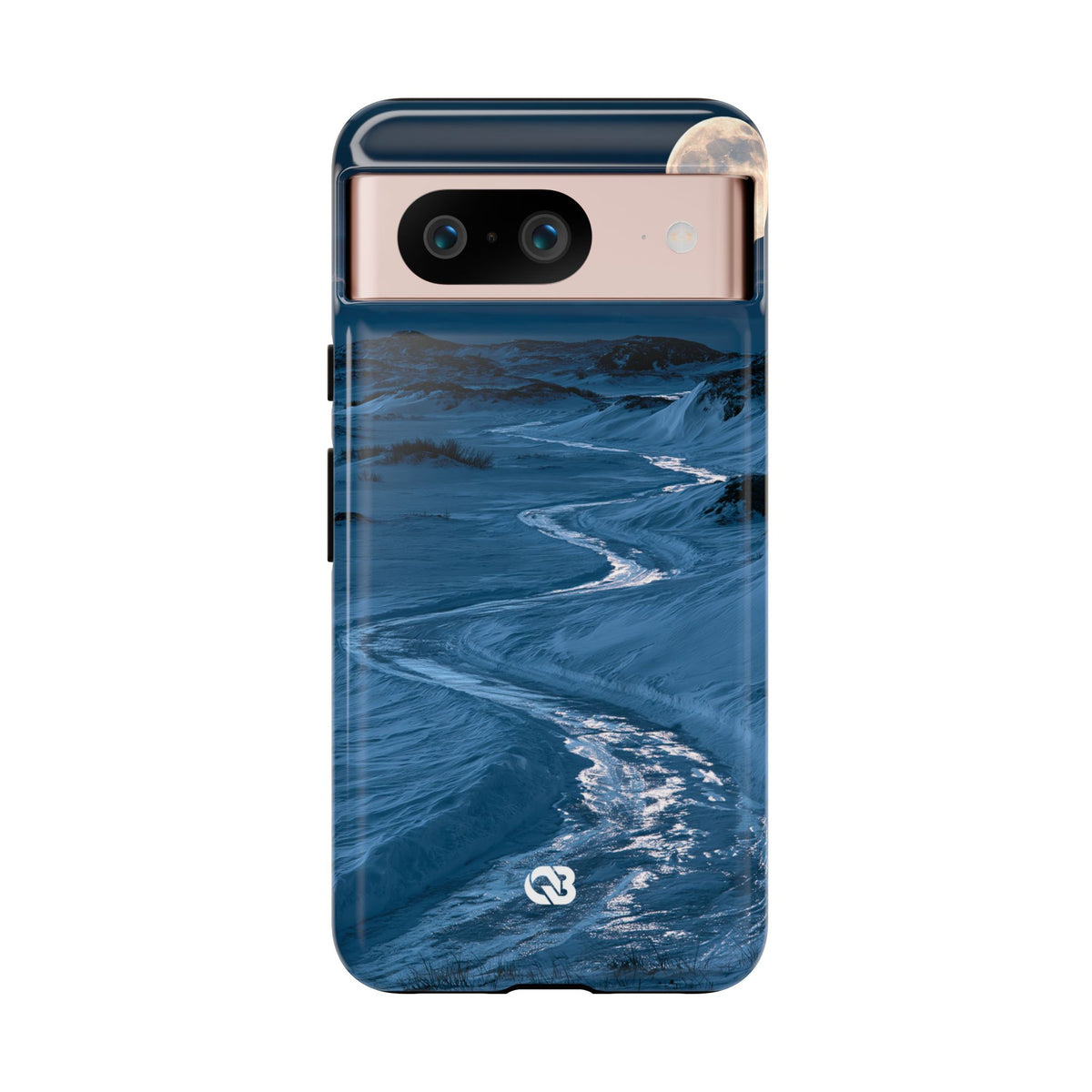 Arctic Moon Drift · Tough Phone Case for Pixel · Blue