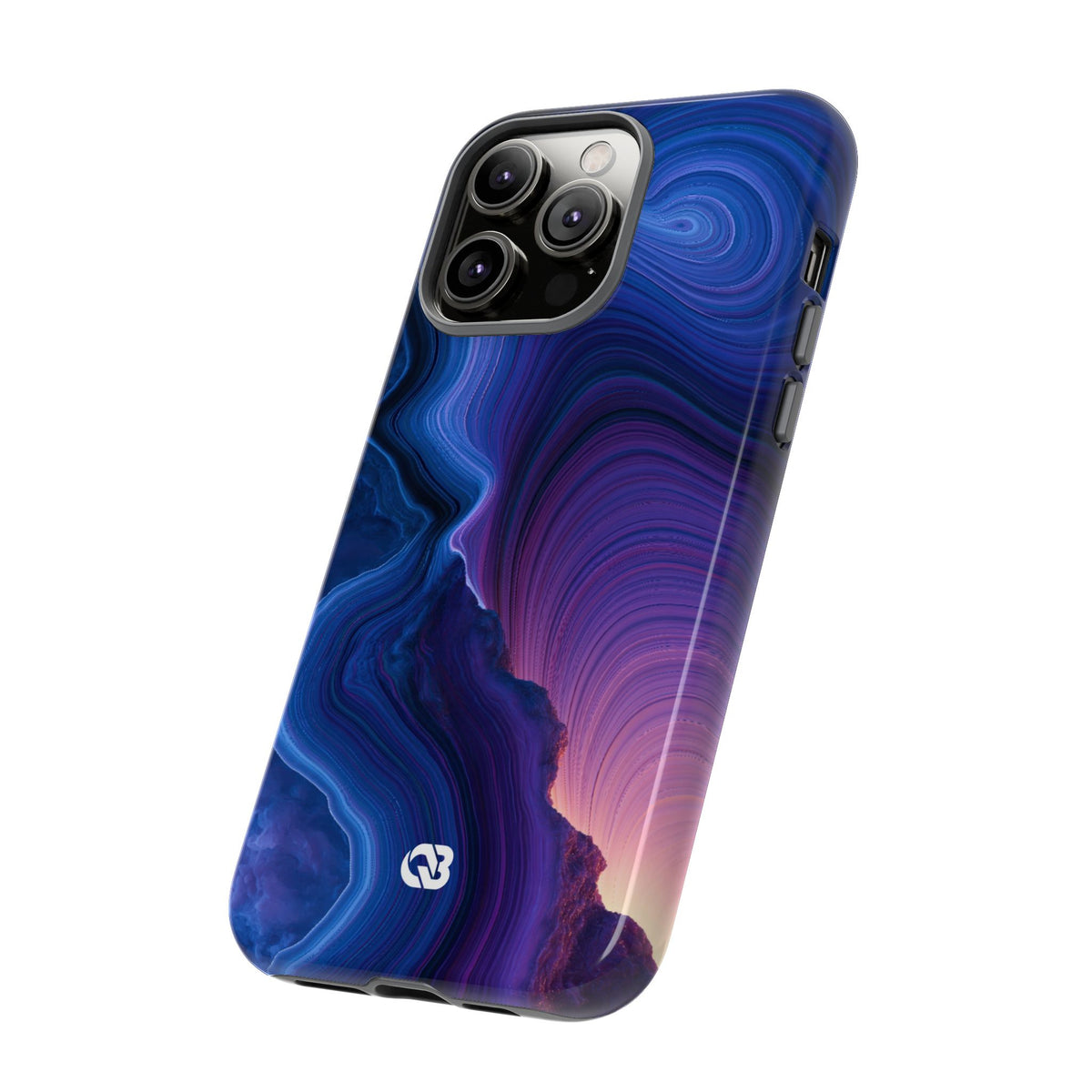 Radiant Strata · Tough Phone Case for iPhone · Blue