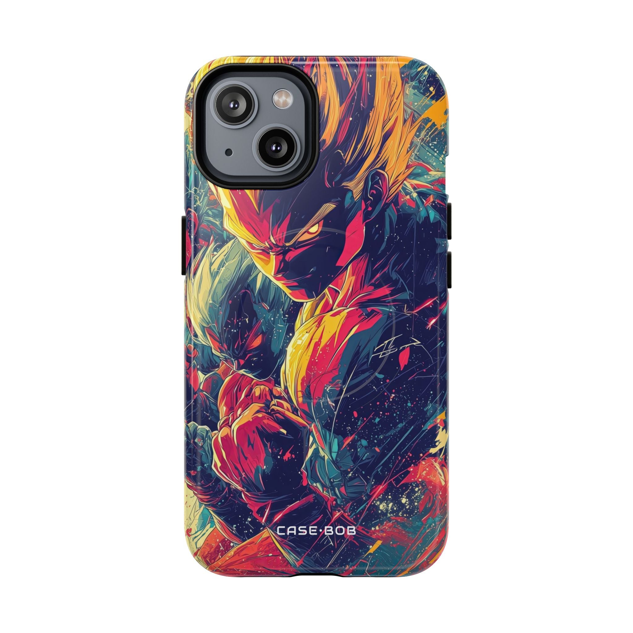 Keltainen Fury iPhone 14 -kotelo - Tough+