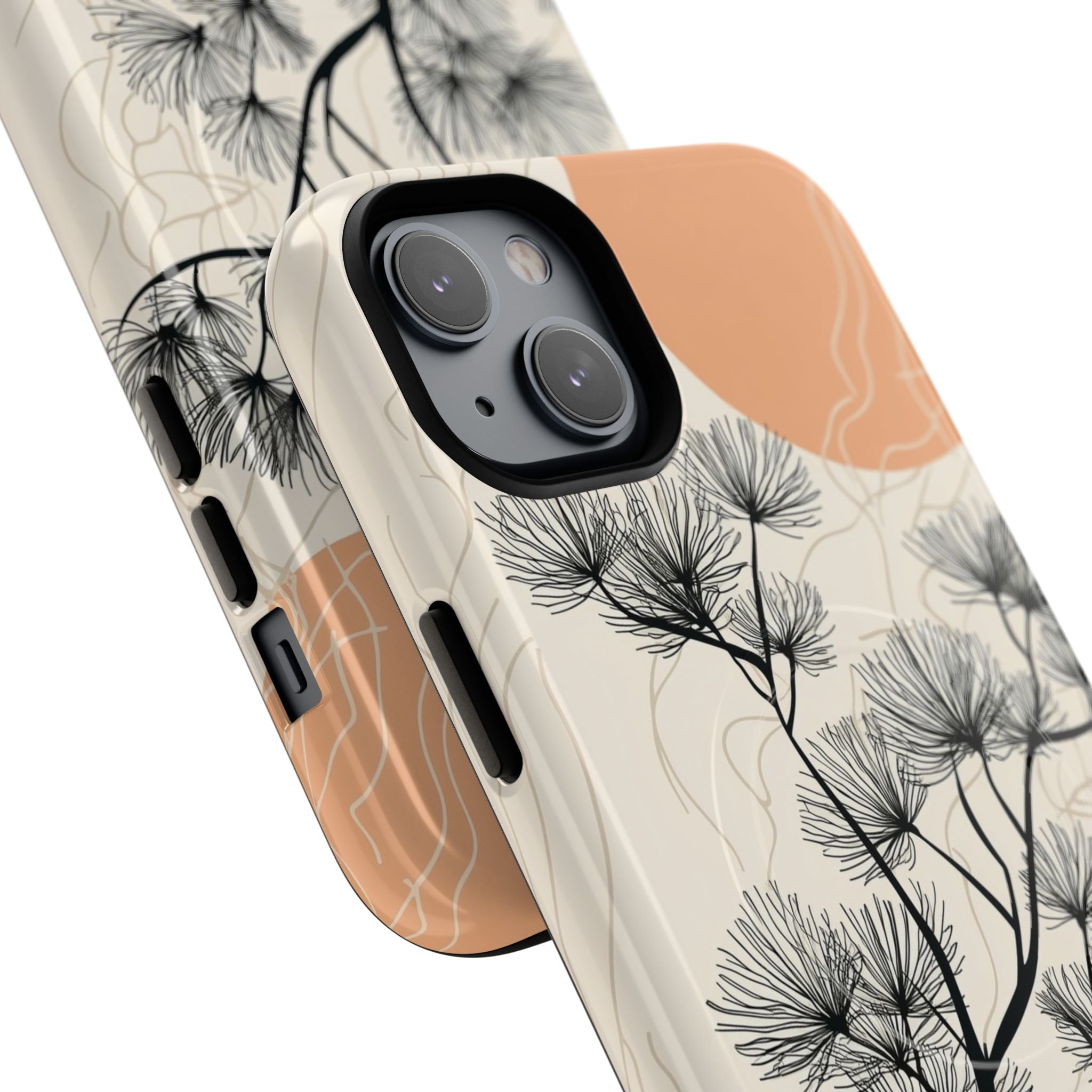 Spiky Tree Sunset iPhone 14 Plus Case - Tough+