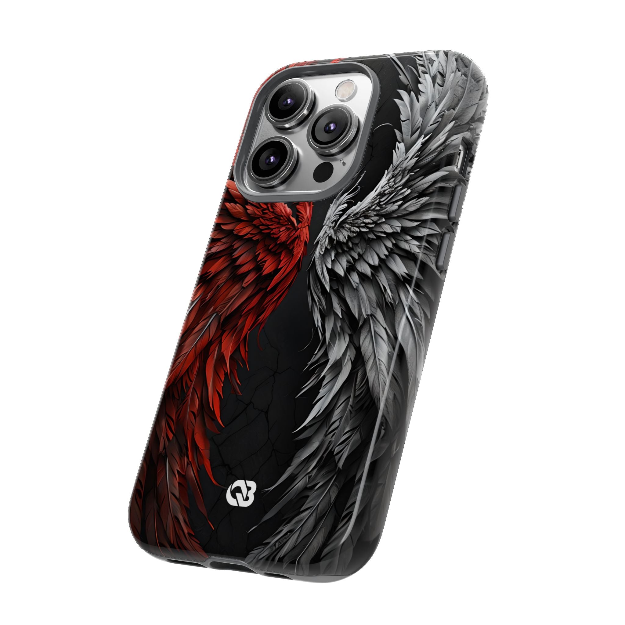 Split Crimson Wing · Tough Phone Case for iPhone