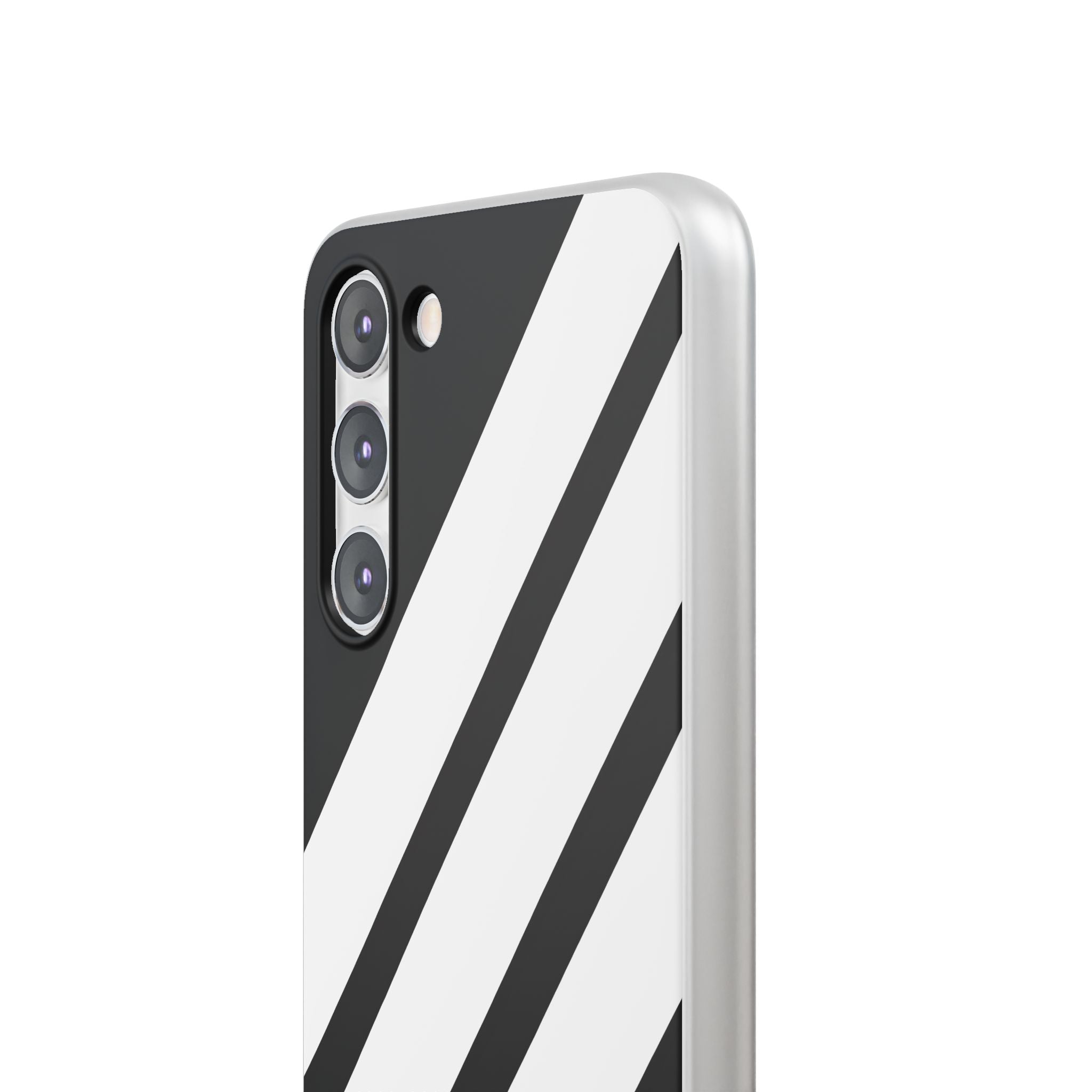 Diagonale Streifen Noir Samsung S23 Plus Case - Soft