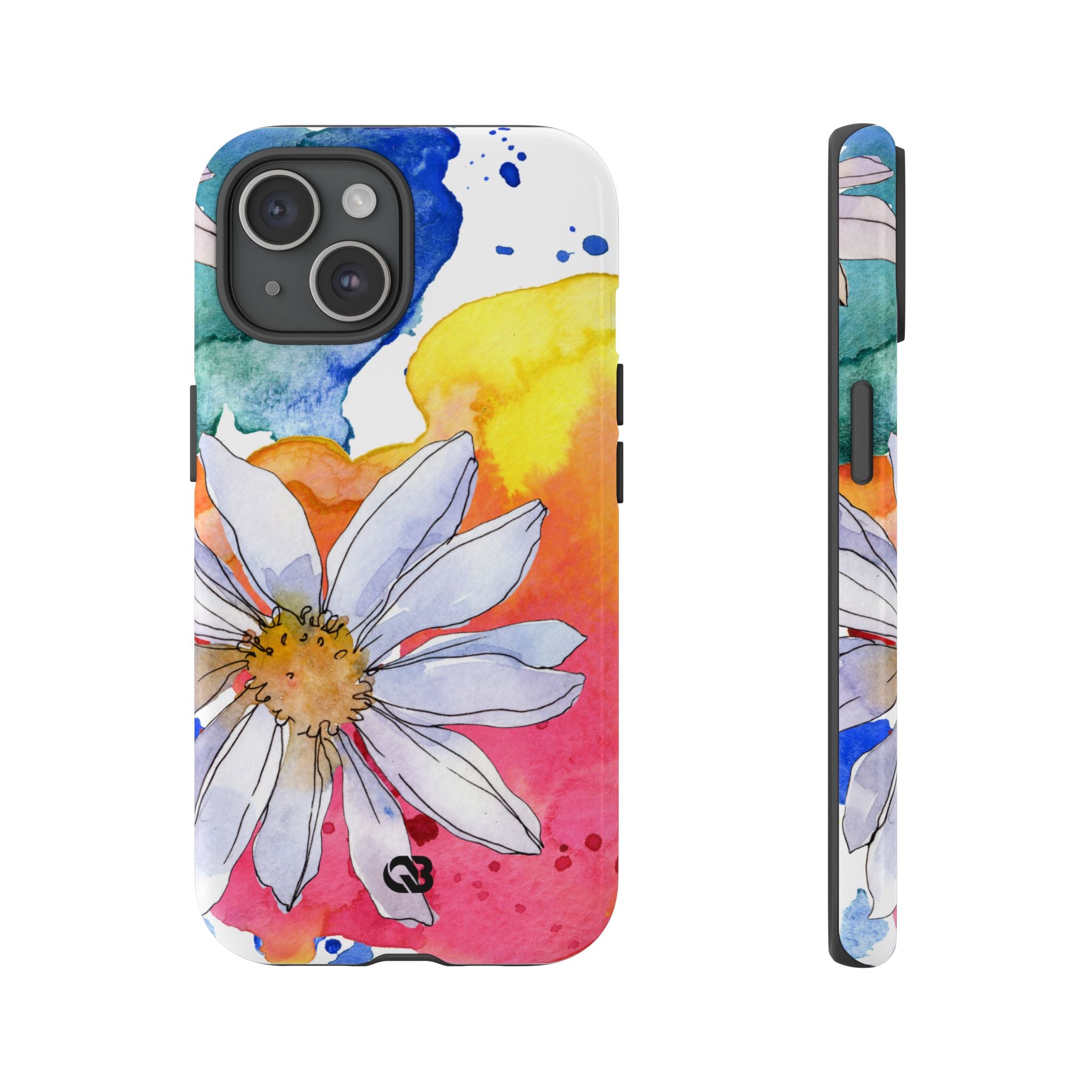 Vivid Bloom Splatter · Tough Handyhülle für iPhone