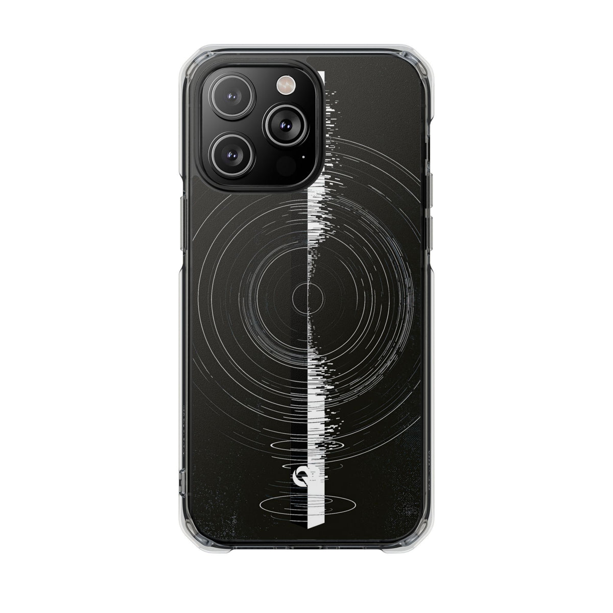Black Impact MagSafe Phone Case for iPhone - Obsidian Orbital Signal