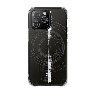 Black Impact MagSafe Phone Case for iPhone - Obsidian Orbital Signal