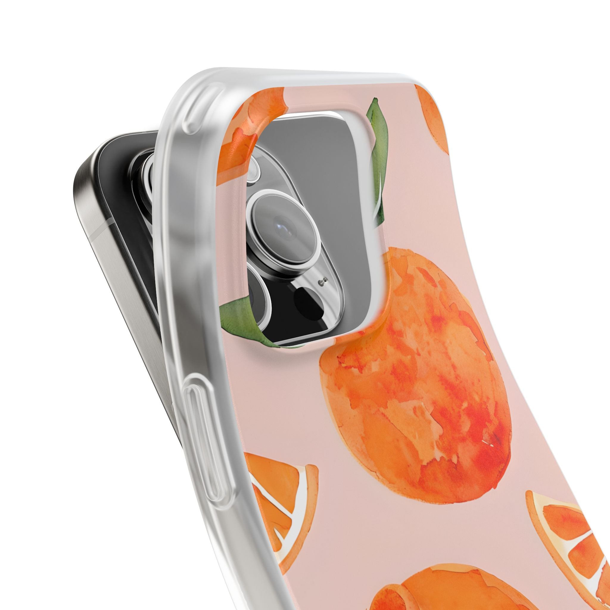 Sunkissed Orange Harvest · Soft Case na telefon dla iPhone