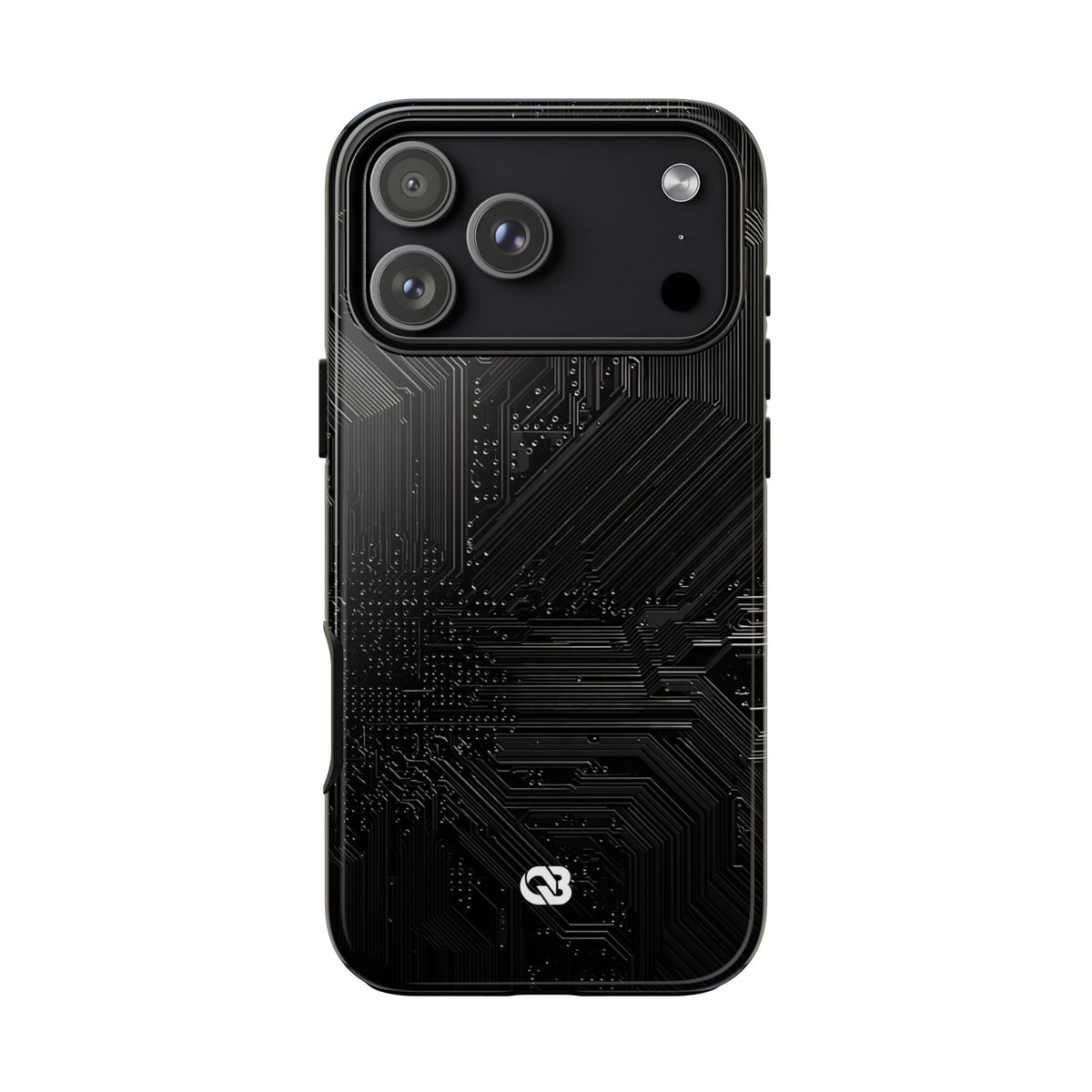 Obsidian Circuitry · Tough Phone Case for iPhone · Black