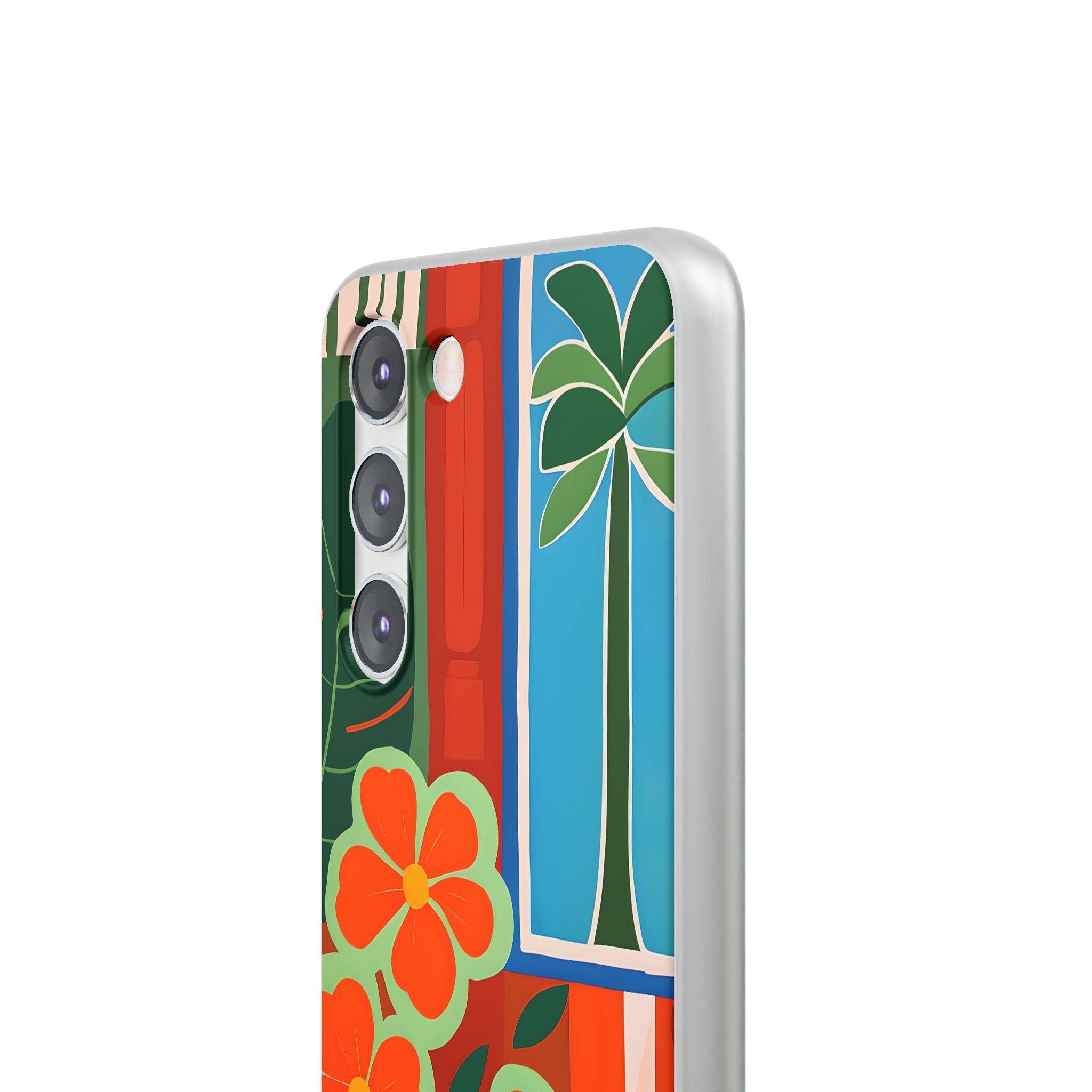 Vivid Jungle Collage · Soft Phone Case for Samsung