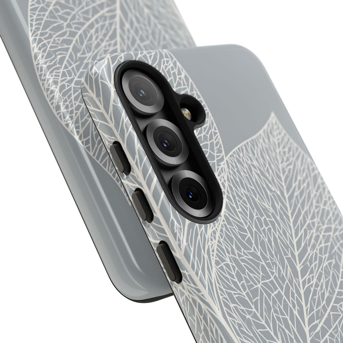 Minimal Leaf Skeleton · Tough Phone Case for Samsung · Grey