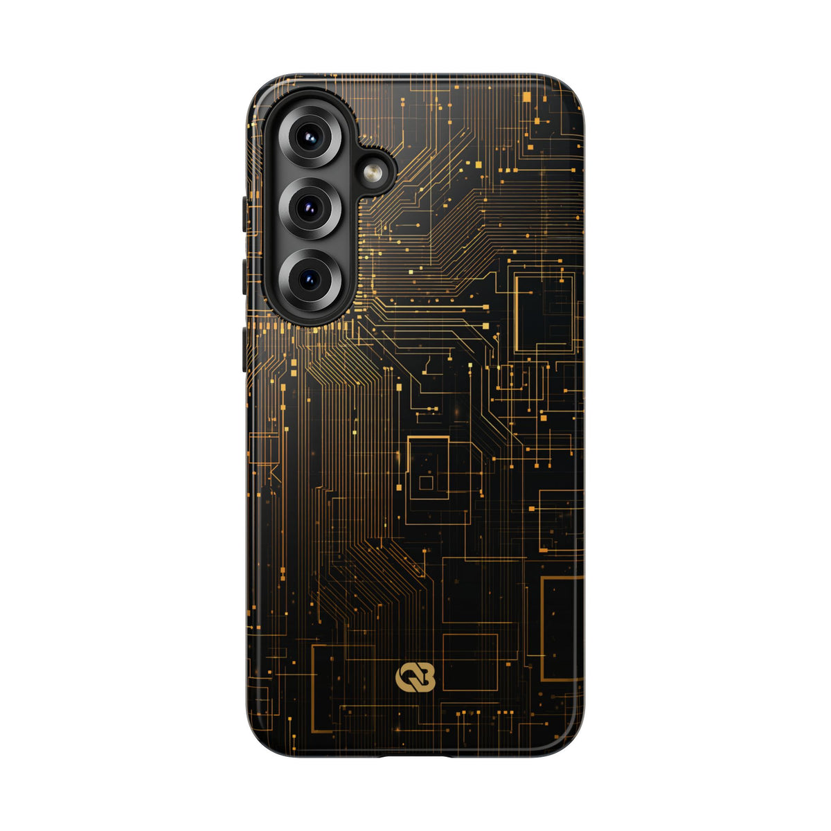 Gold Tough Phone Case for Samsung - Amber Core Mainframe