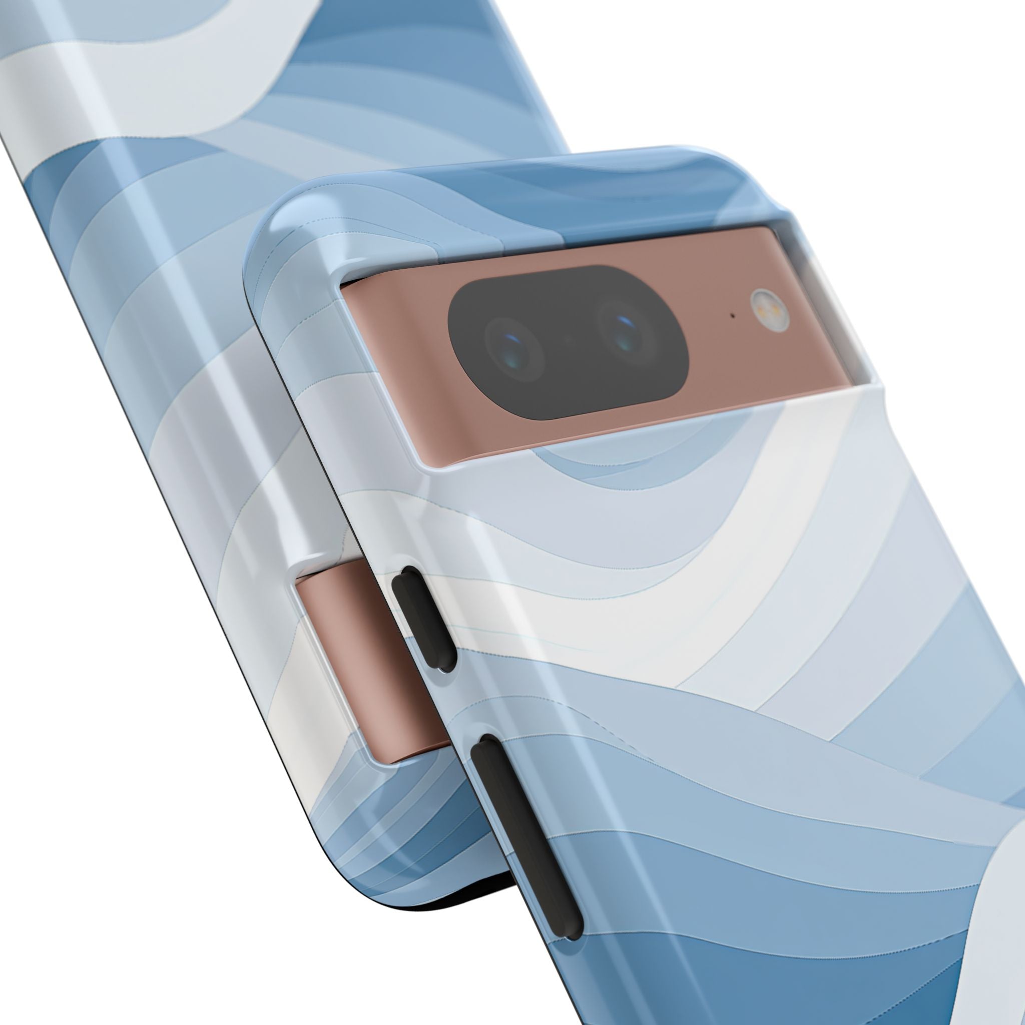Blue Tough Phone Case for Google Pixel - Glacial Indigo Flow