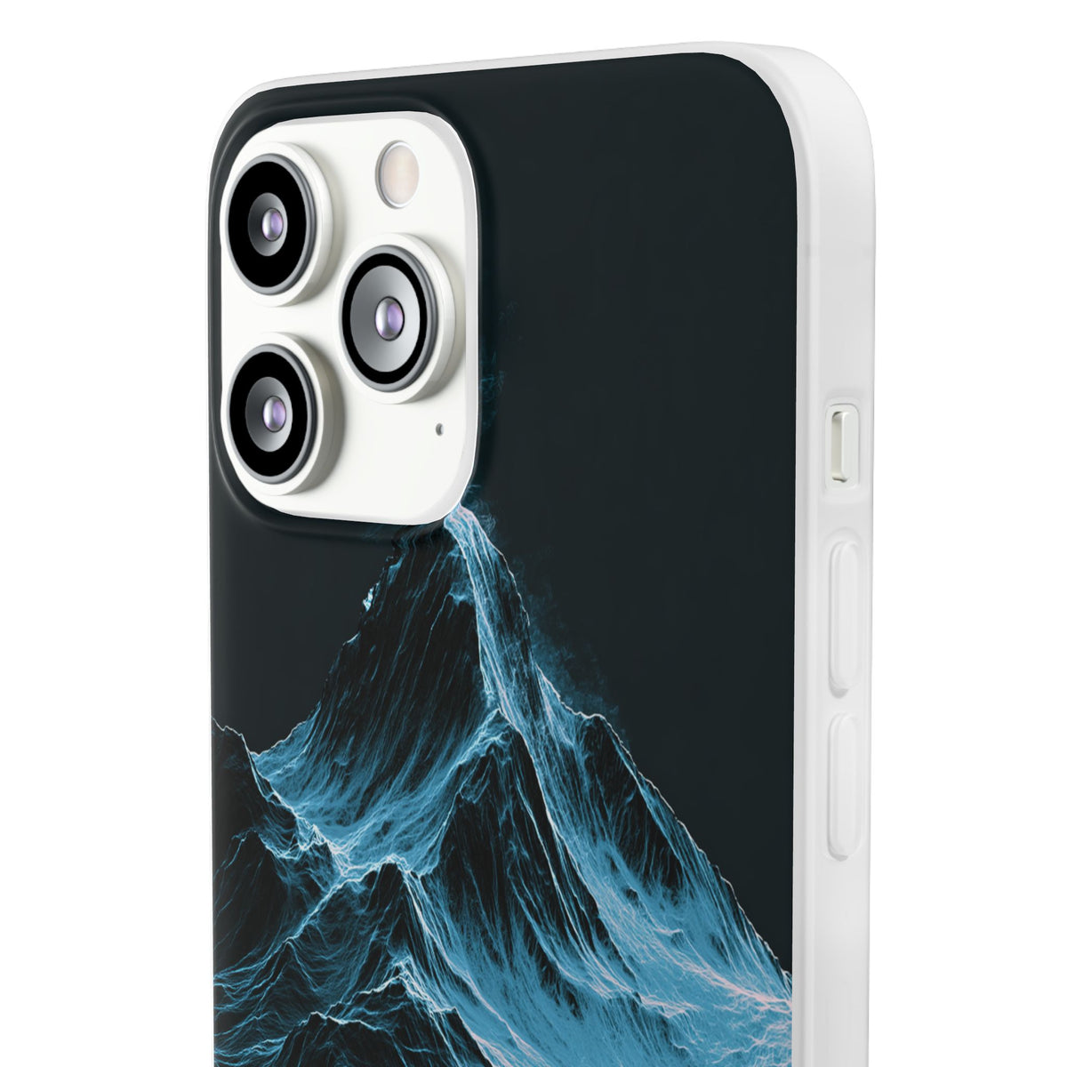Nordic Frost Peak · Lite Phone Case for iPhone · Blue