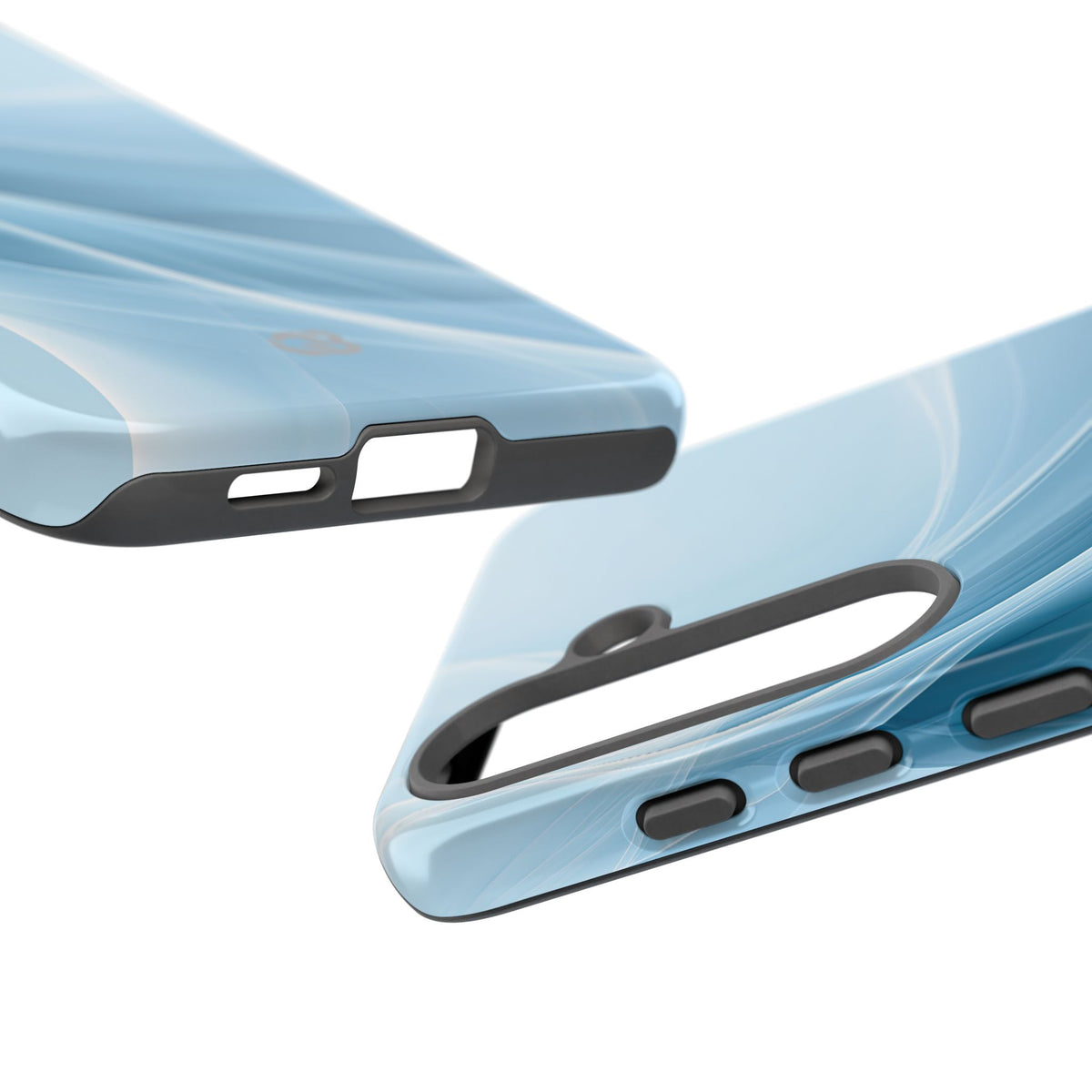 Blue Tough Phone Case for Samsung - Arctic Silk Drift