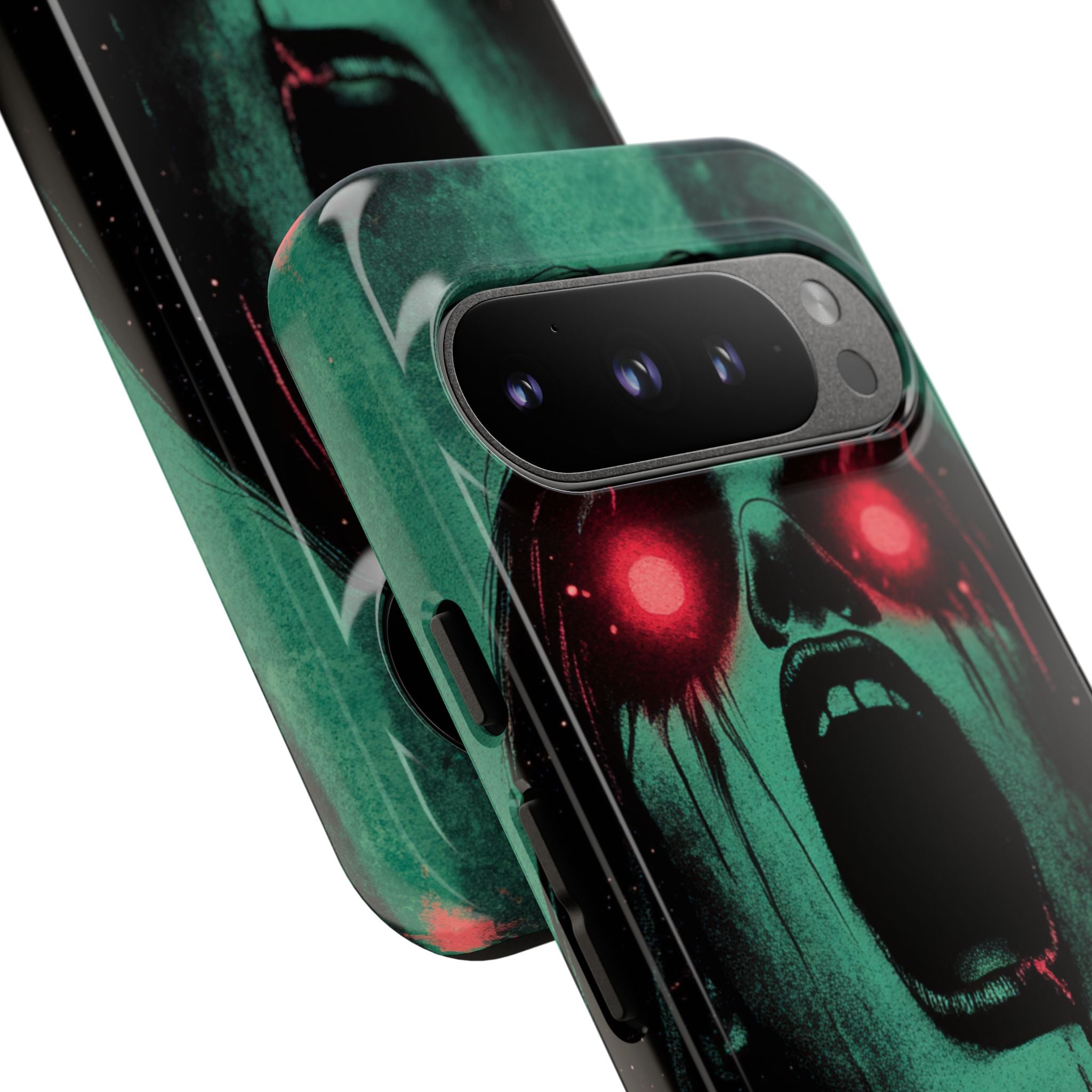 Crimson Emerald Scream · Tough Phone Case for Google Pixel