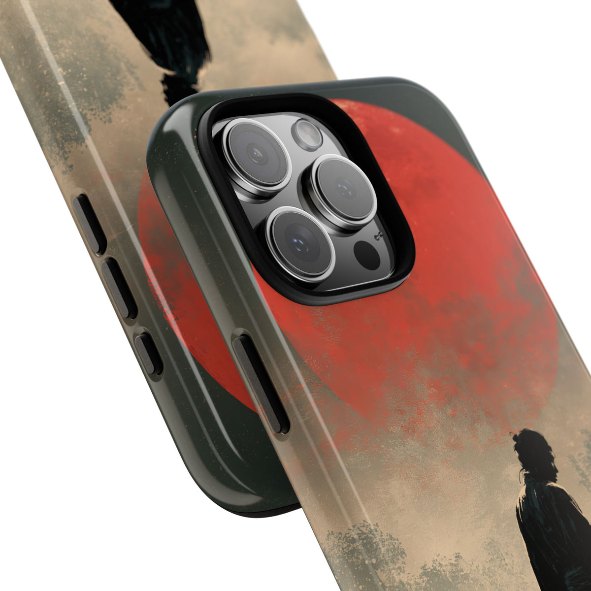 Crimson Moon Ronin · Tough Phone Case for iPhone · Red