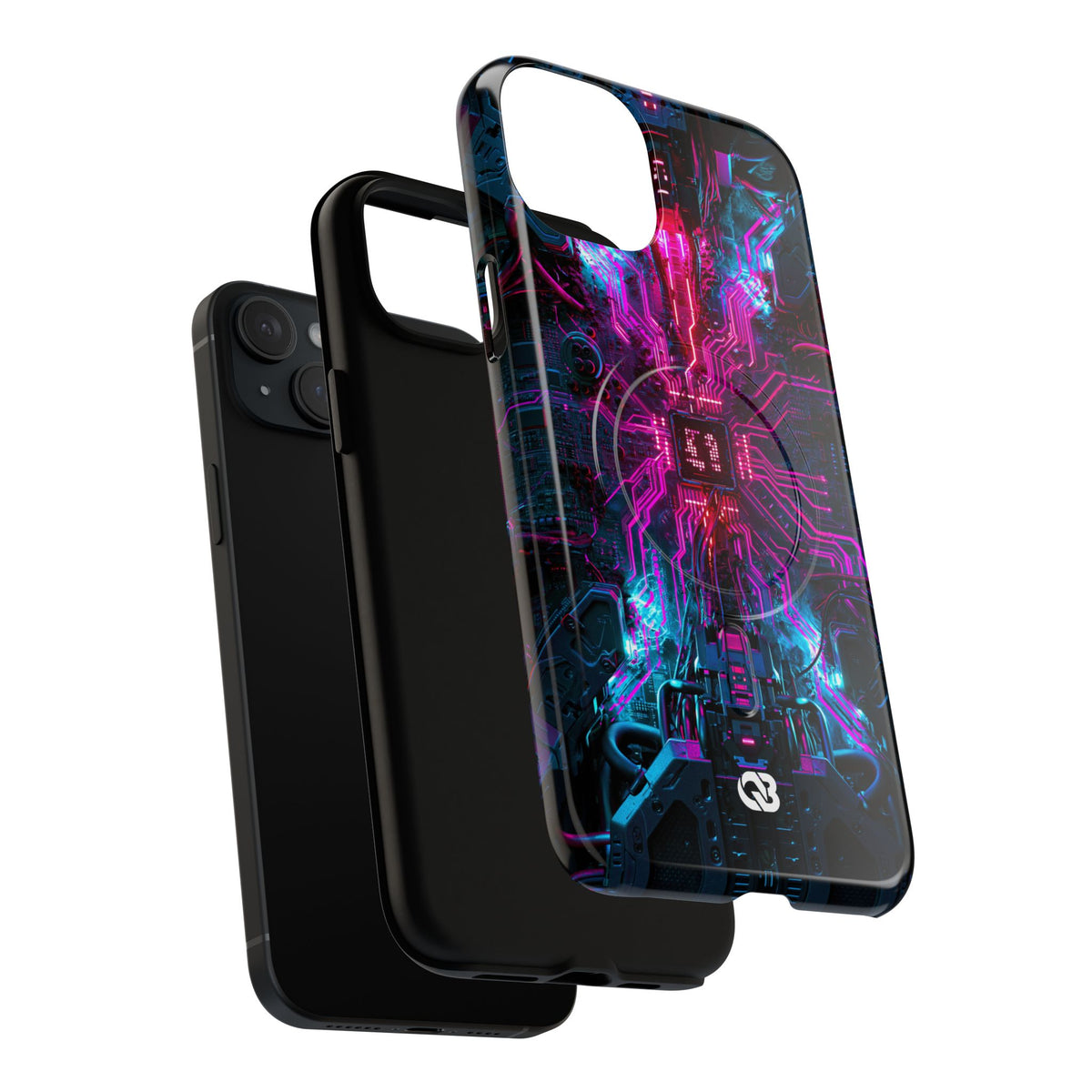 Neural Circuit Core · Tough 2.0 Magnetic Phone Case for iPhone · Black