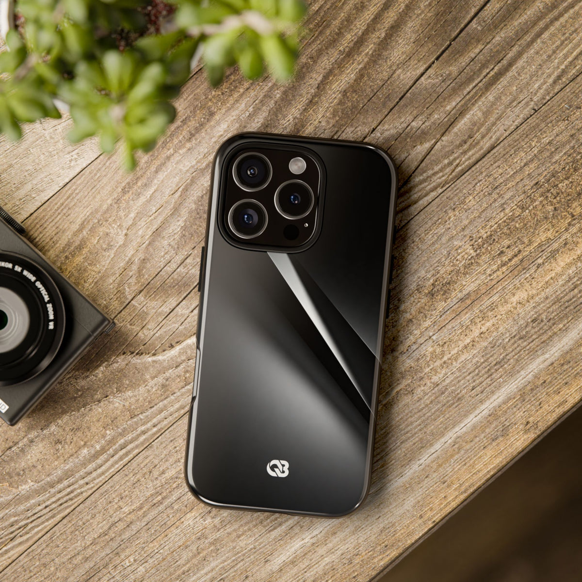 Obsidian Ridge · Tough Phone Case for iPhone · Black
