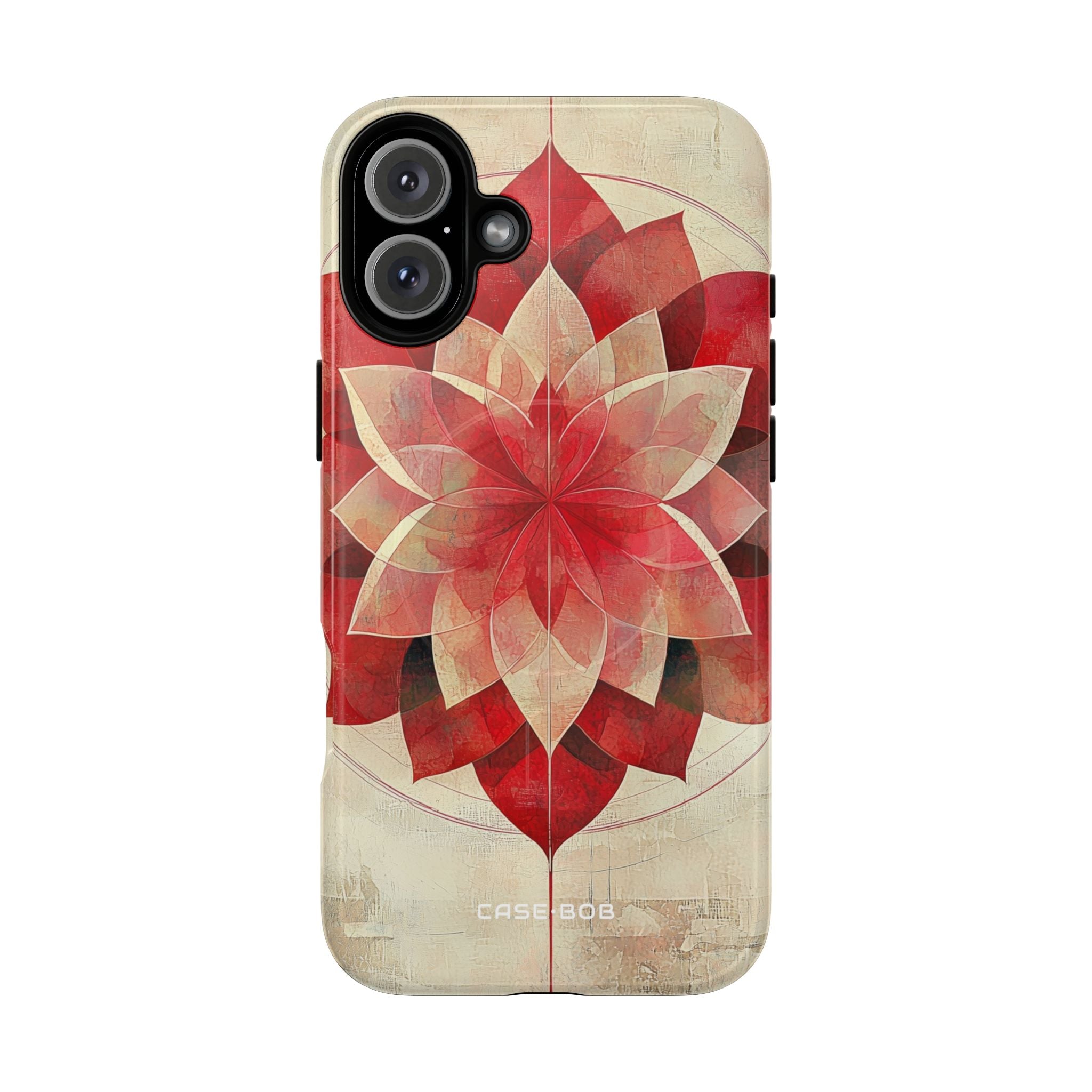 Crimson Bloom iPhone 16 Plus Skal - Tough+