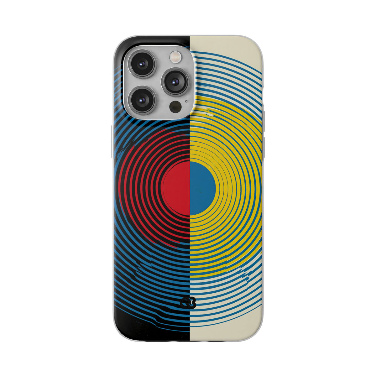 Blue Lite Phone Case for iPhone - Primary Circuit Orbit