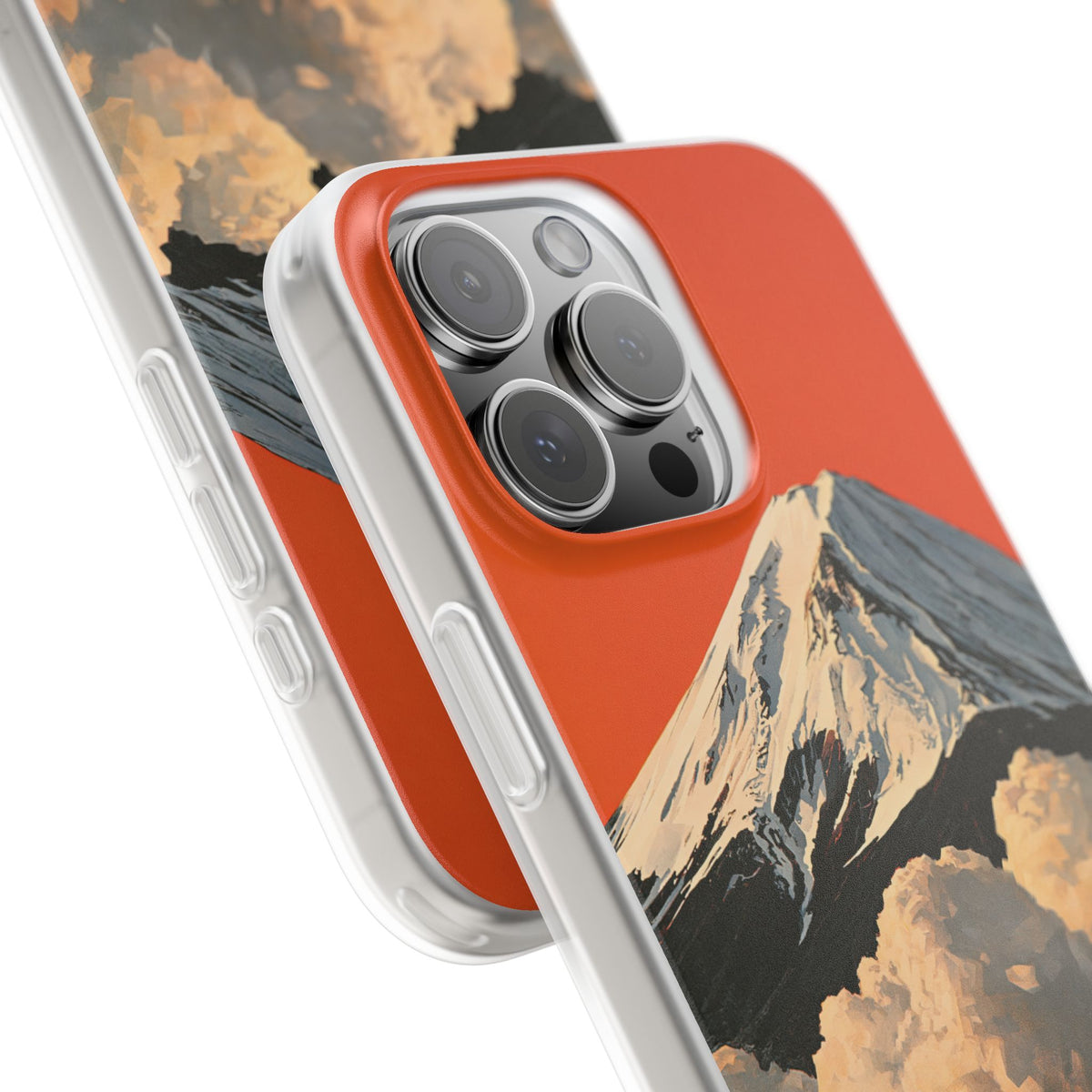 Sacred Peak Fuji · Lite Phone Case for iPhone · Orange