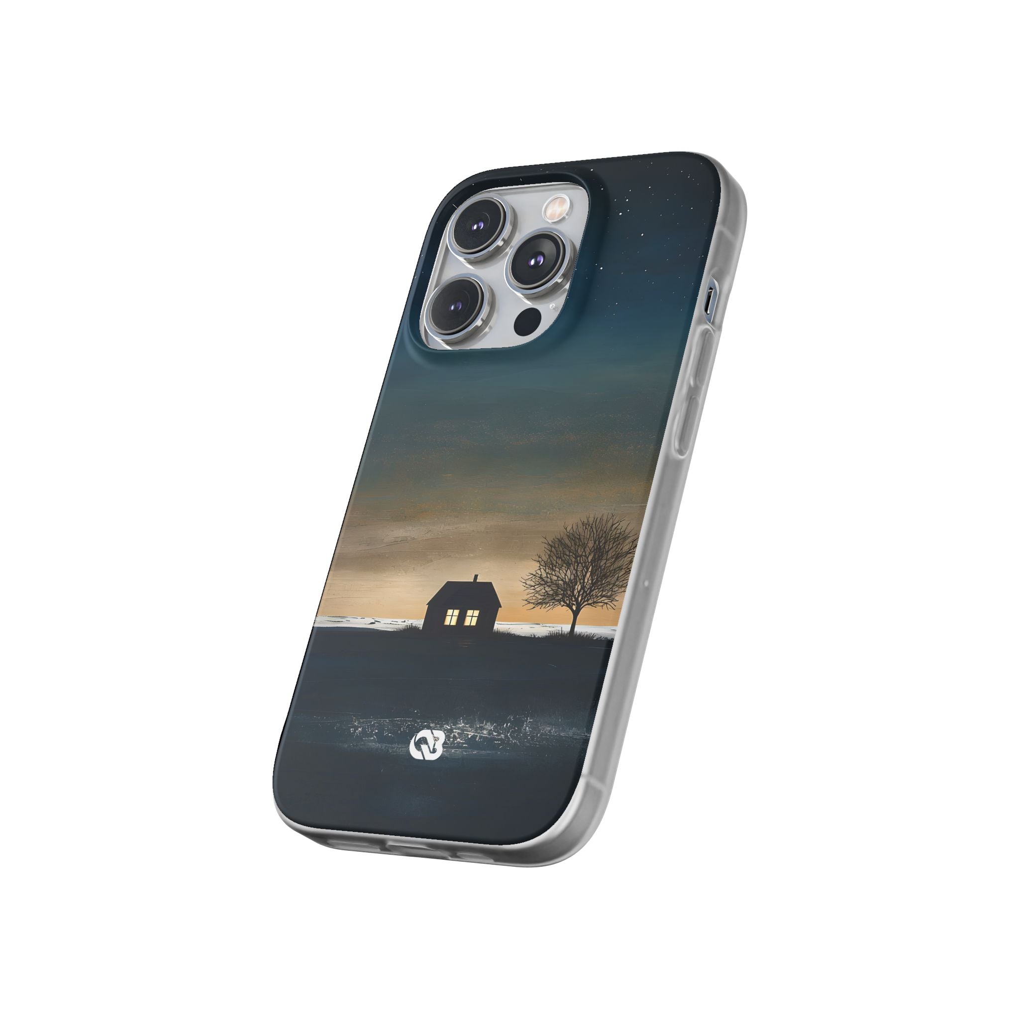 Midnight Cabin Glow · Soft Phone Case for iPhone
