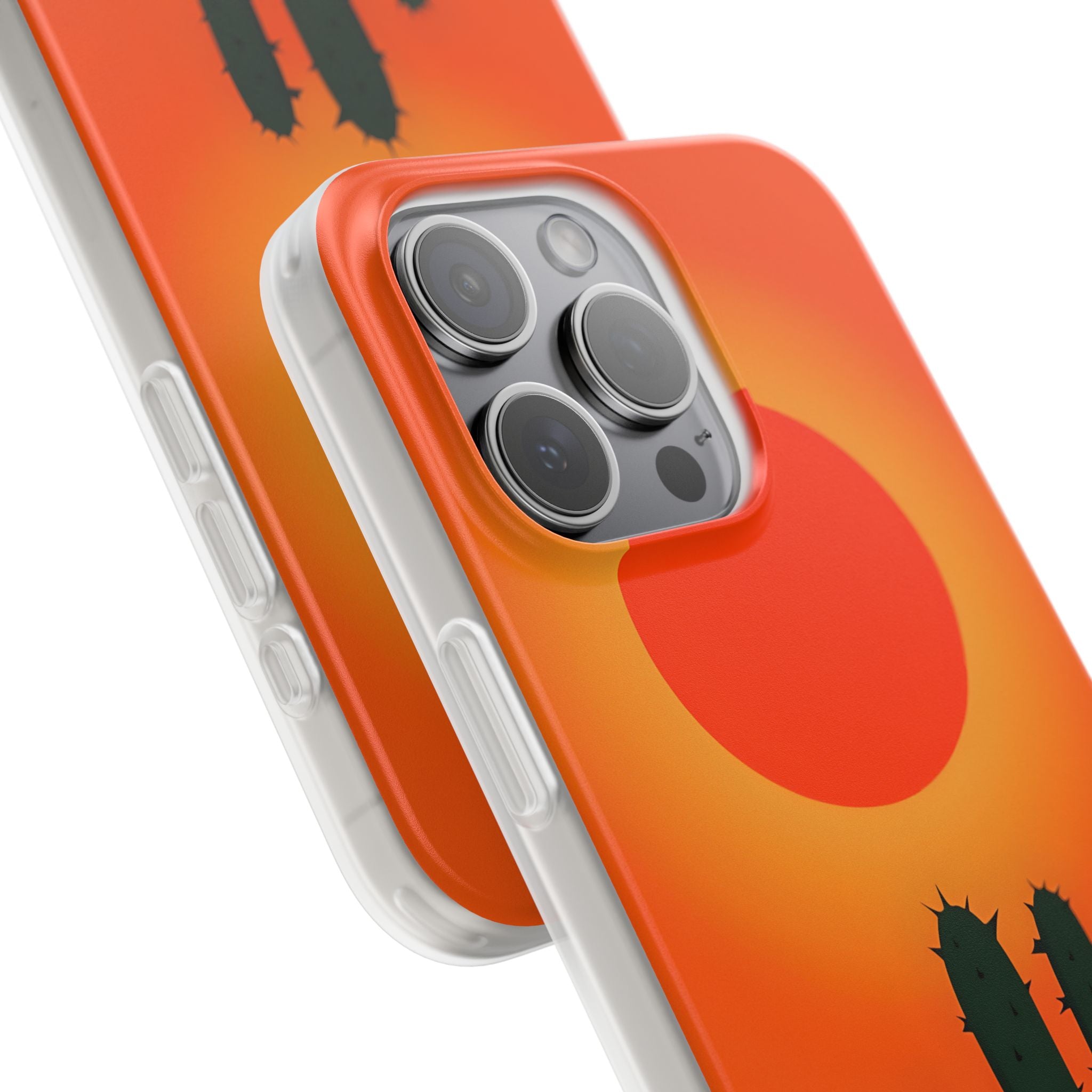 Scorched Saguaro Sunset · Soft Phone Case for iPhone