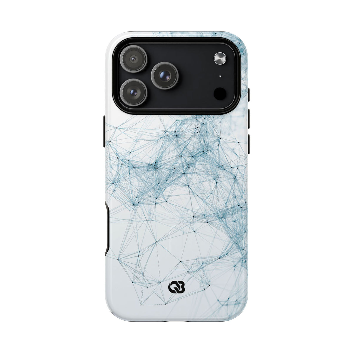 Blue Tough 2.0 Magsafe Phone Case for iPhone - Glacial Neural Web