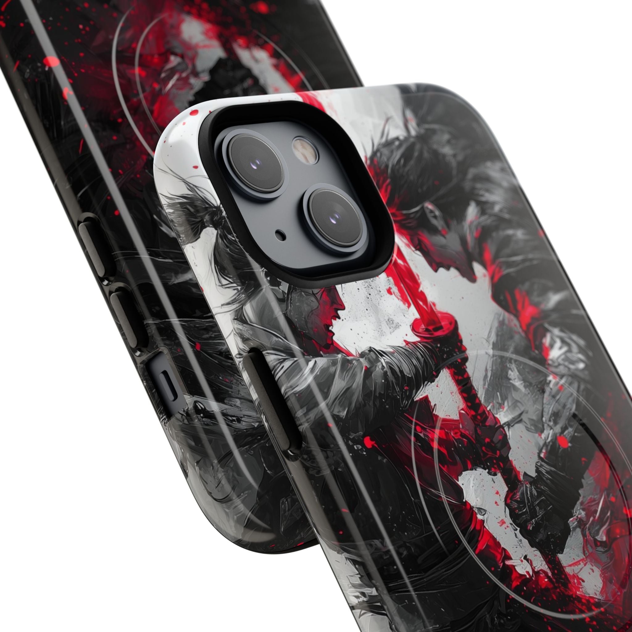 Shattered Crimson Duel · Tough+ Phone Case for iPhone · Magsafe