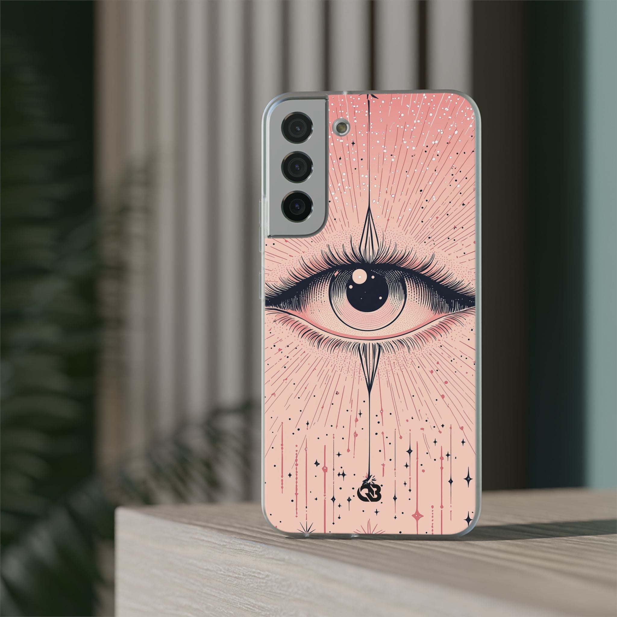 Obsidian Cosmic Gaze · Soft Coque de téléphone pour Samsung