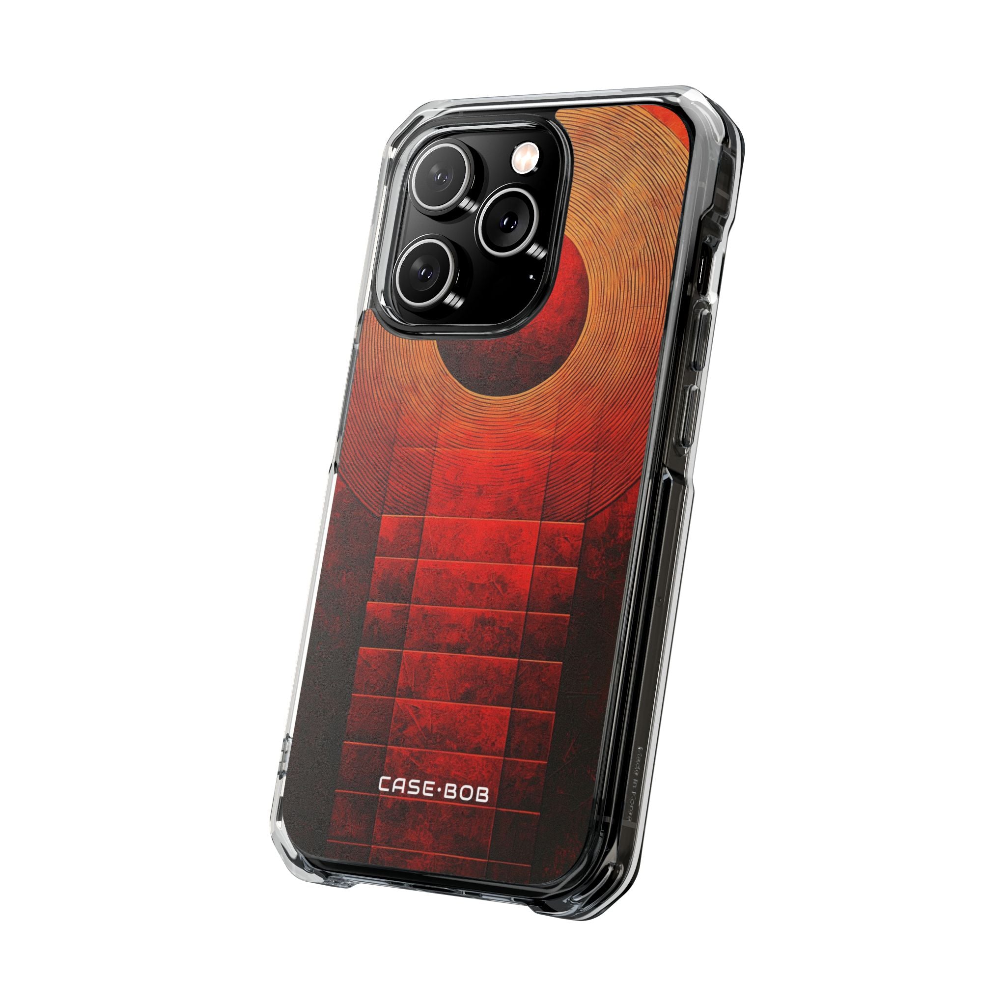 Crimson Orbit iPhone 14 Pro Cover - Impact