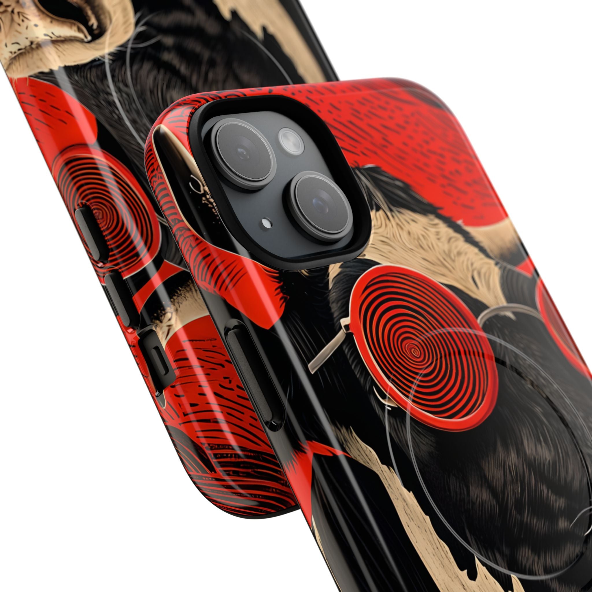 Hypnotic Cow iPhone 15 Plus Case - Tough+