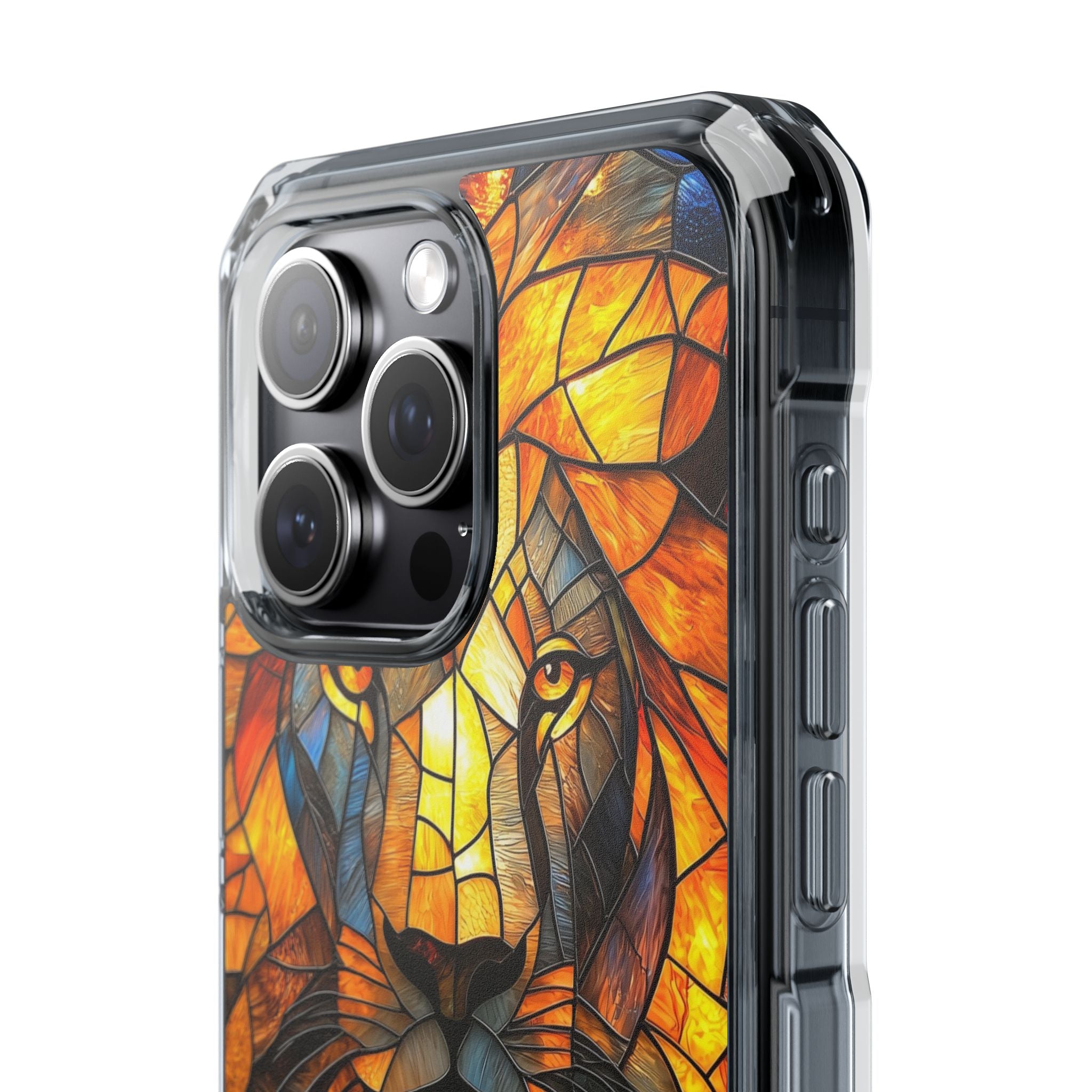 Amber Glass Lion · Impact Phone Case for iPhone · Magsafe