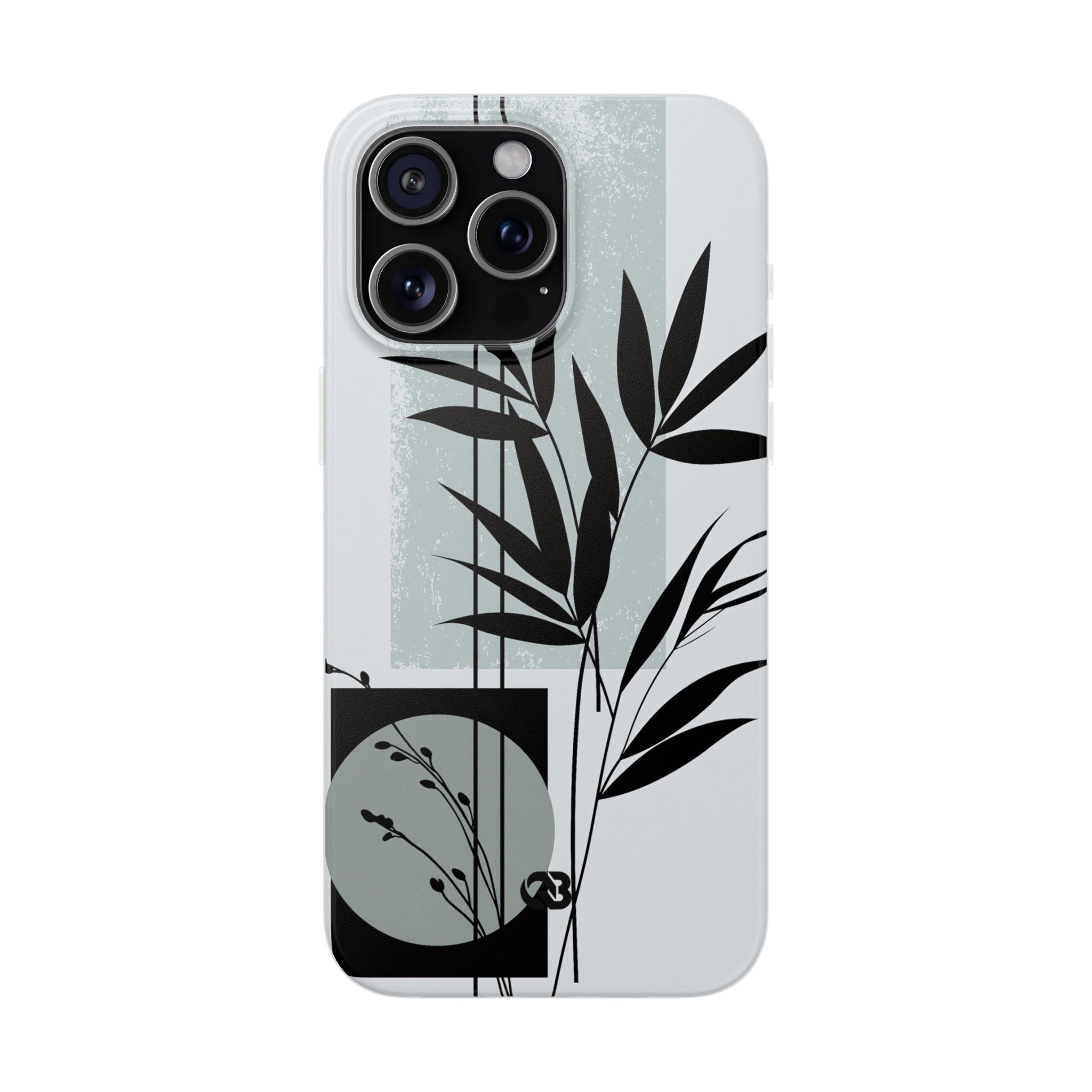 Grey Lite Phone Case for iPhone - Sage Bamboo Noir