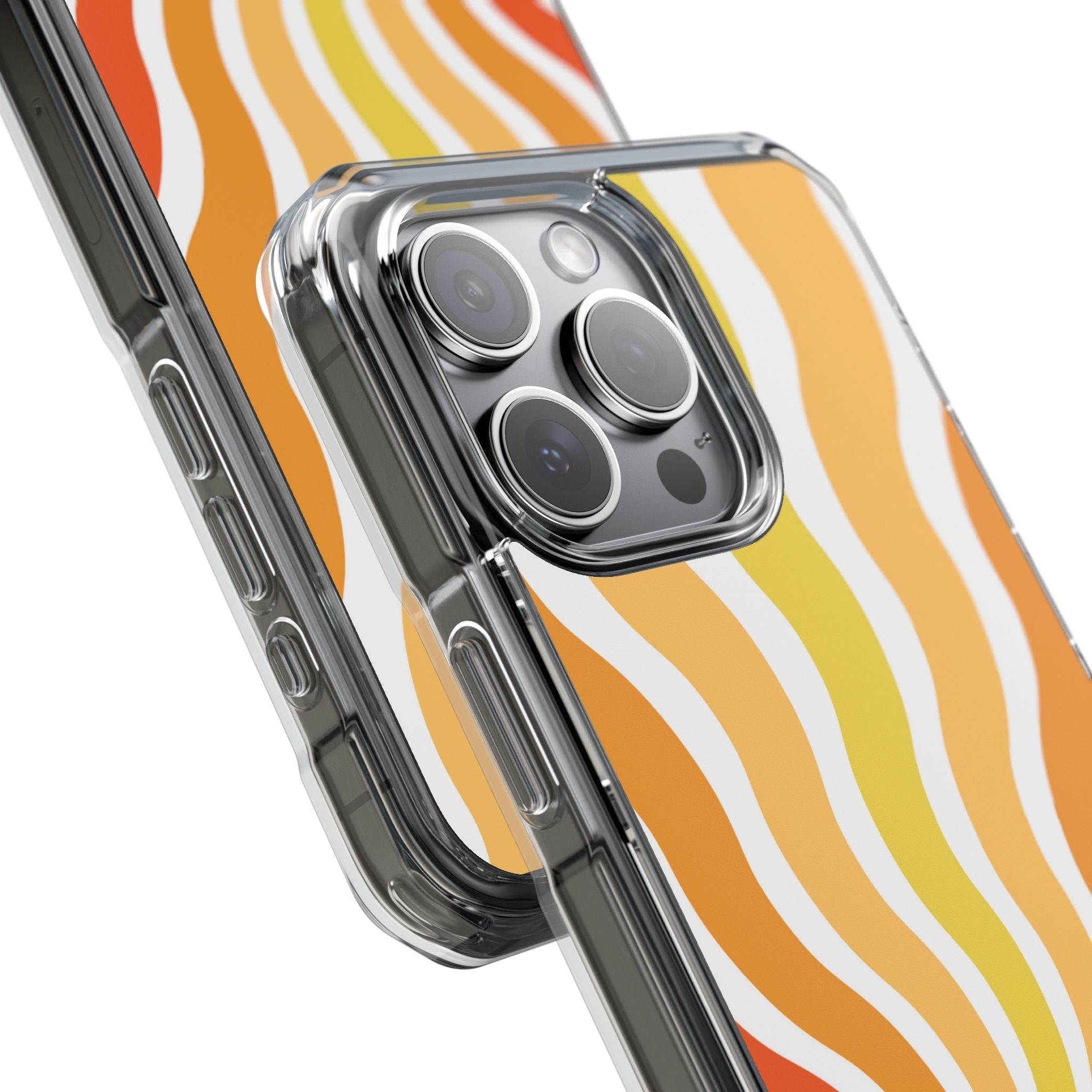 Amber Solar Waves · Impact Phone Case for iPhone · Magsafe