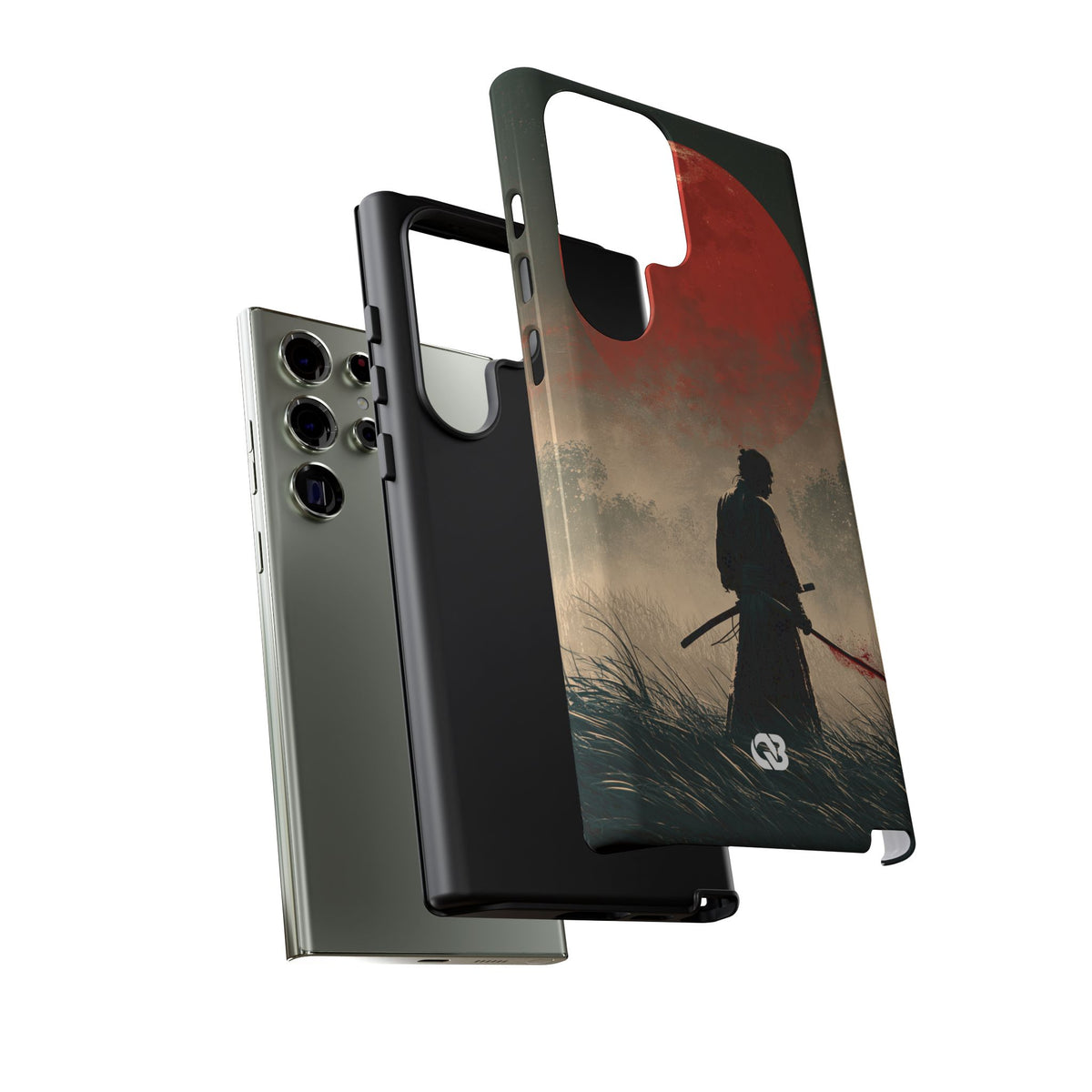 Crimson Moon Ronin · Tough Phone Case for Samsung · Red