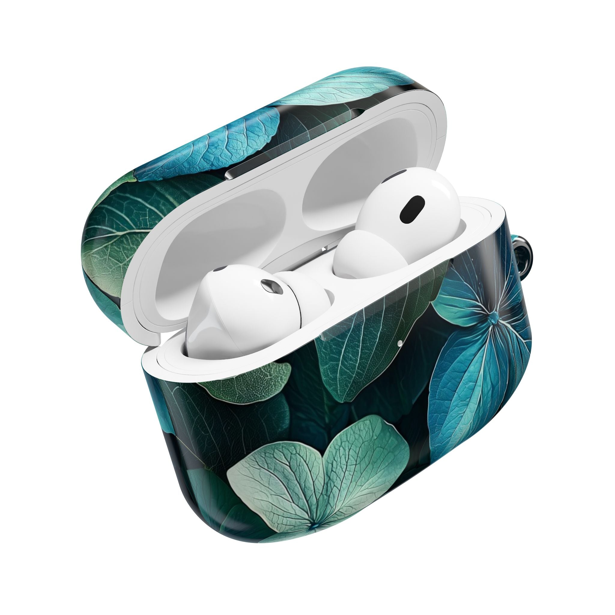 Teal Bloom - AirPods Case