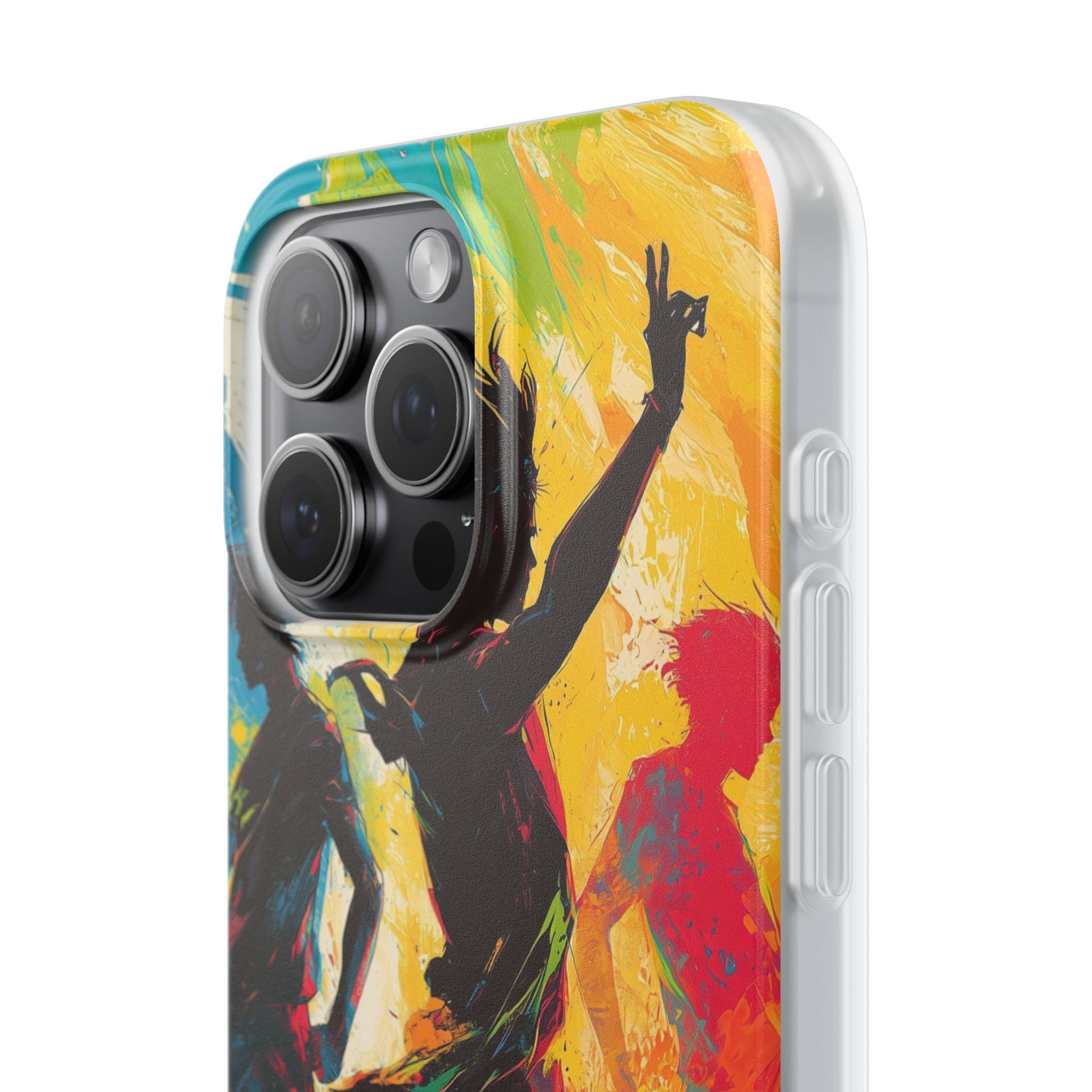 Electric Motion Blur · Soft Phone Case for iPhone